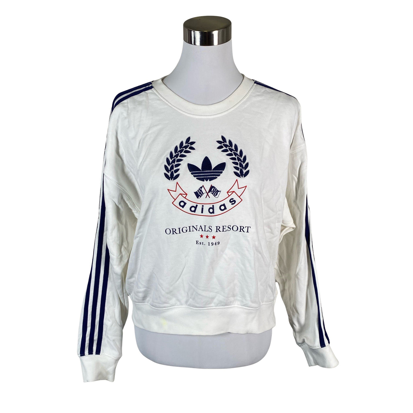 Naisten Adidas - Collegepaita, koko 36 - Valkoinen (1)