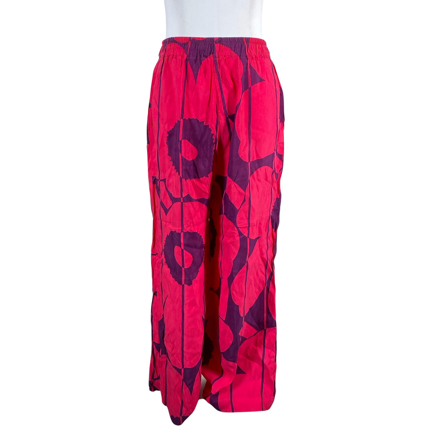 Naisten Marimekko - Ohuet housut, koko 38 - Pinkki (3)