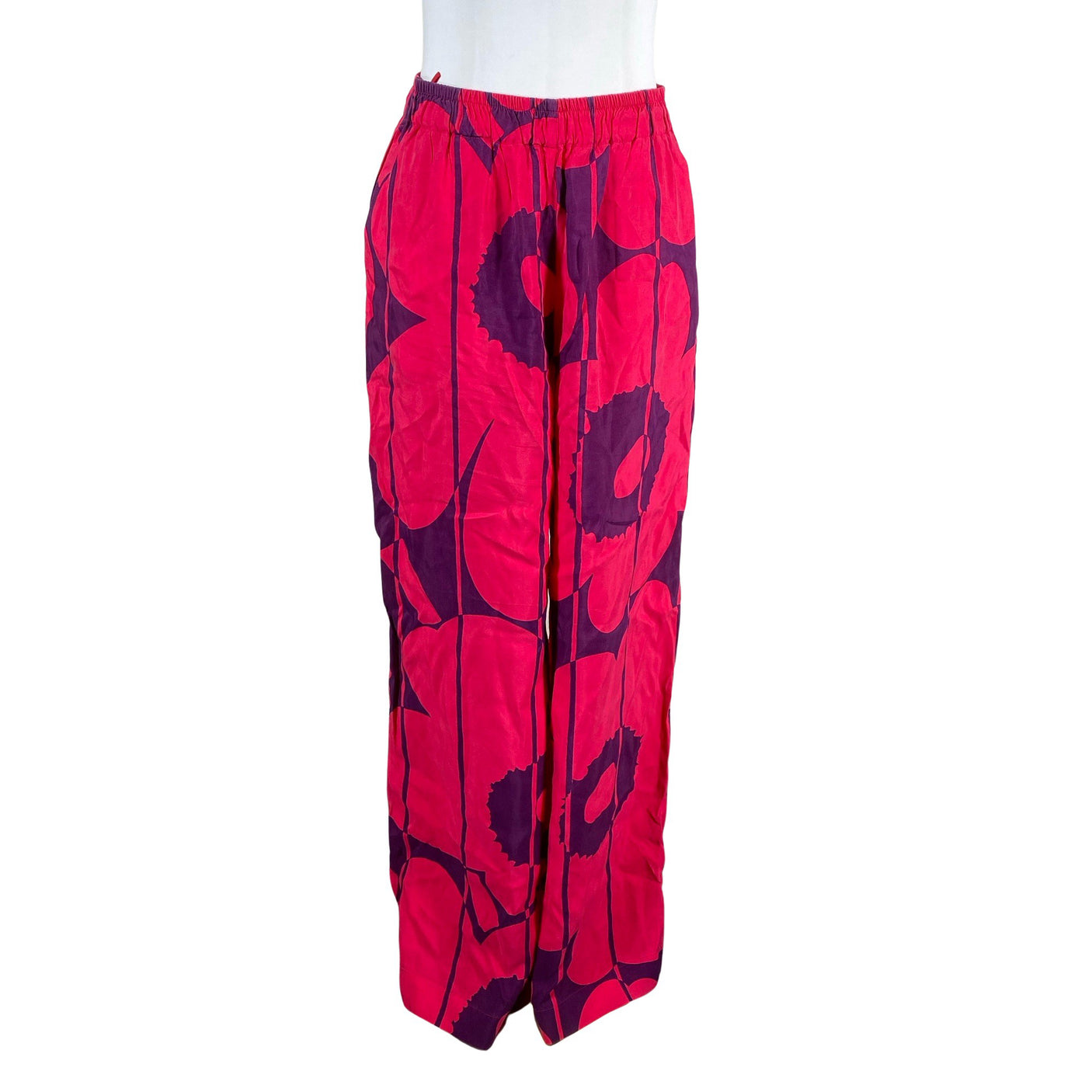 Naisten Marimekko - Ohuet housut, koko 38 - Pinkki (1)