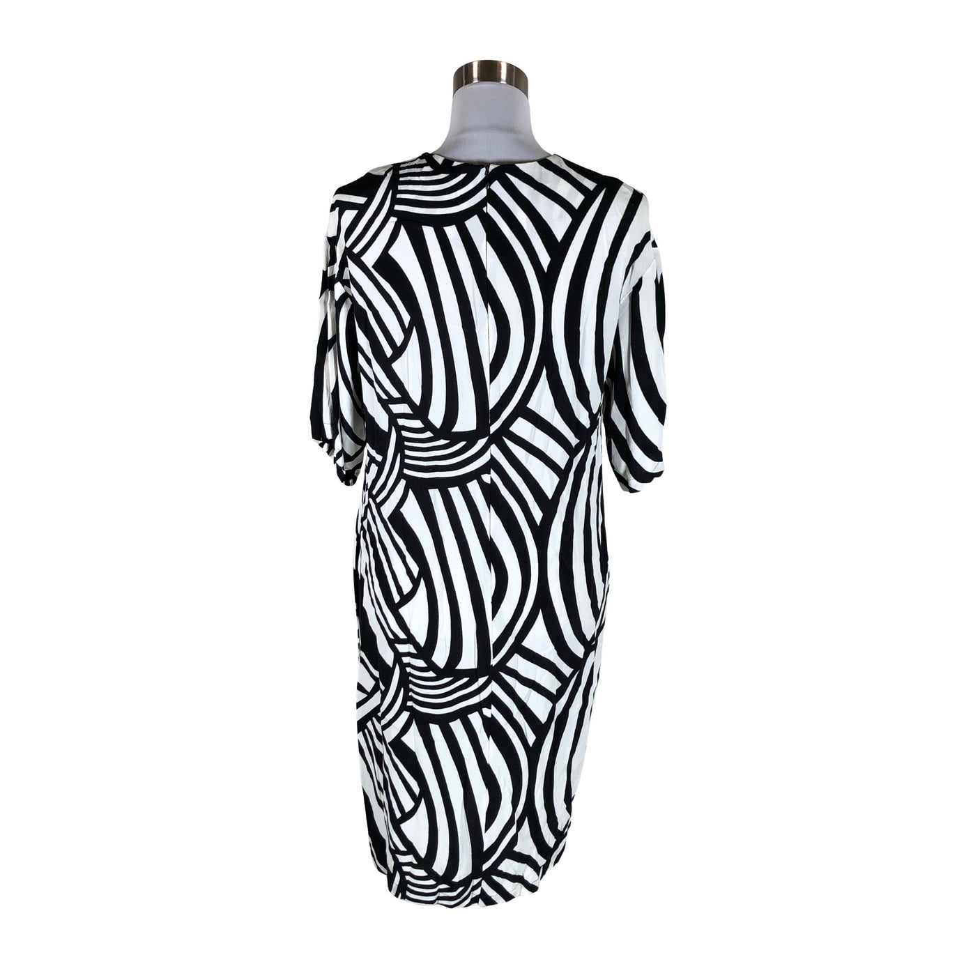 Naisten Marimekko - Sifonkimekko, koko 40 - Musta (2)