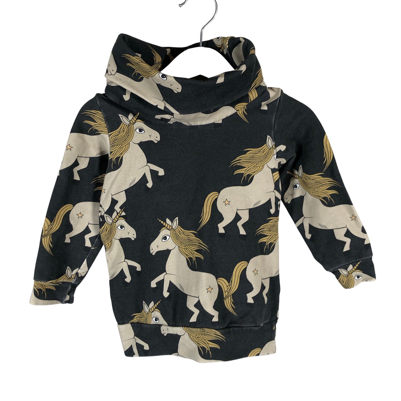 Unisex Dear Sophie - Collegepaita, koko 86 - 92 - Musta (1)