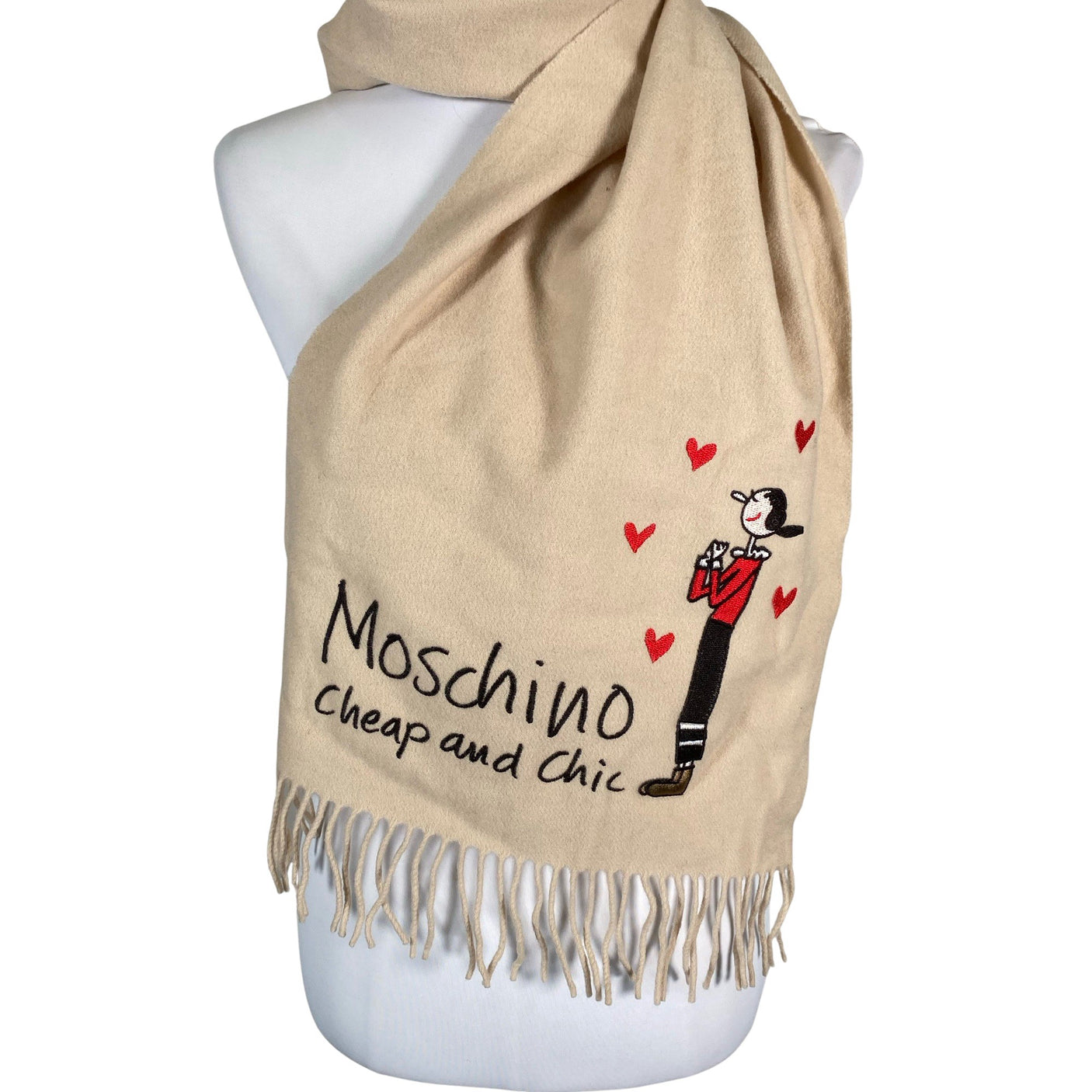 Naisten Moschino Cheap and Chic - Kaulaliina, koko Maxi - Beige (2)