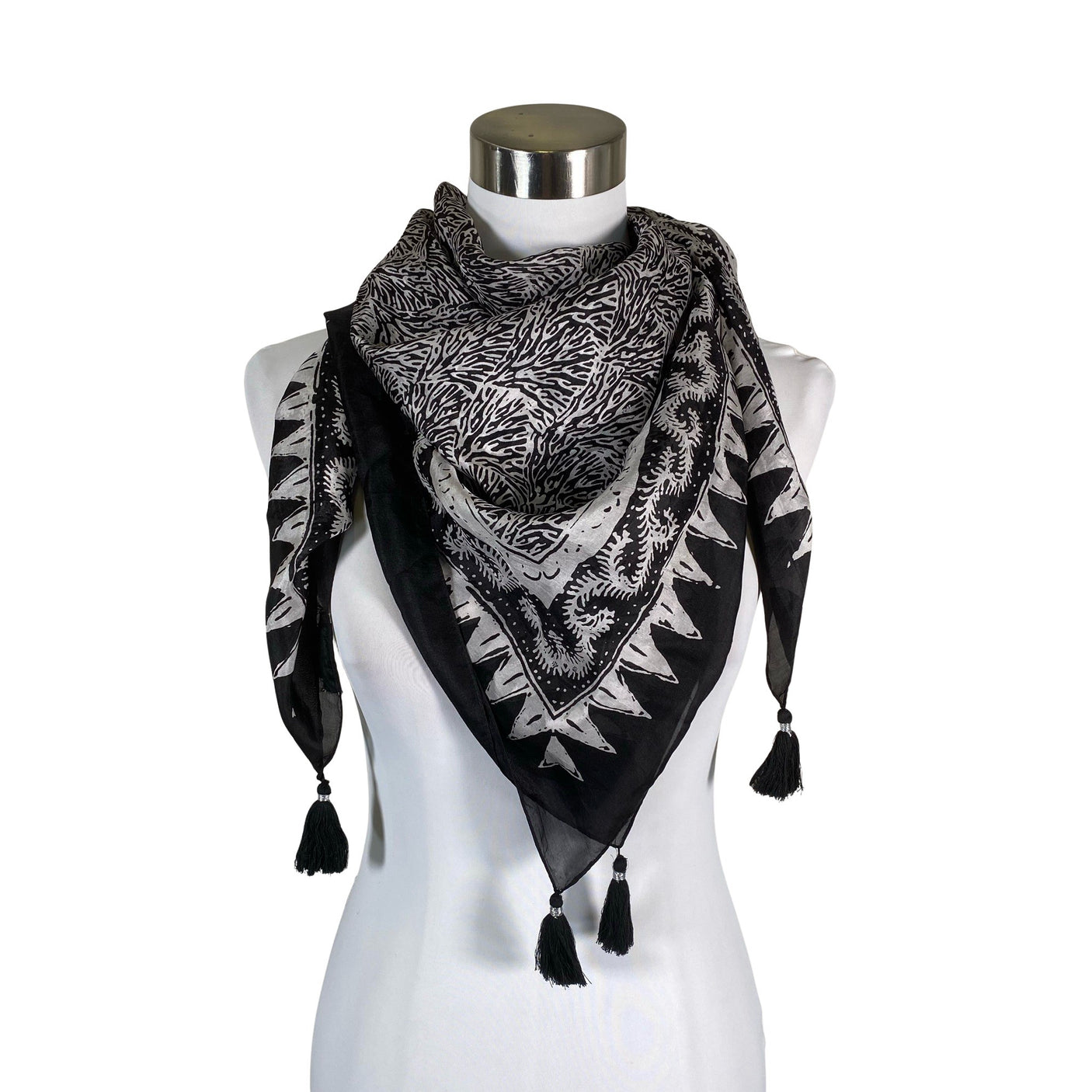 Naisten A+more - Huivi, koko Maxi - Musta (1)