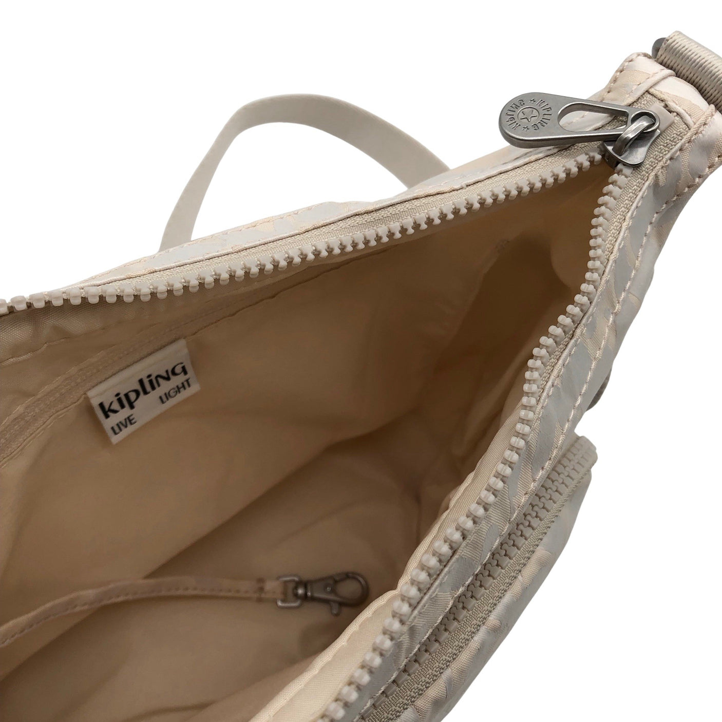Naisten Kipling - Olkalaukku, koko Midi - Beige (2)