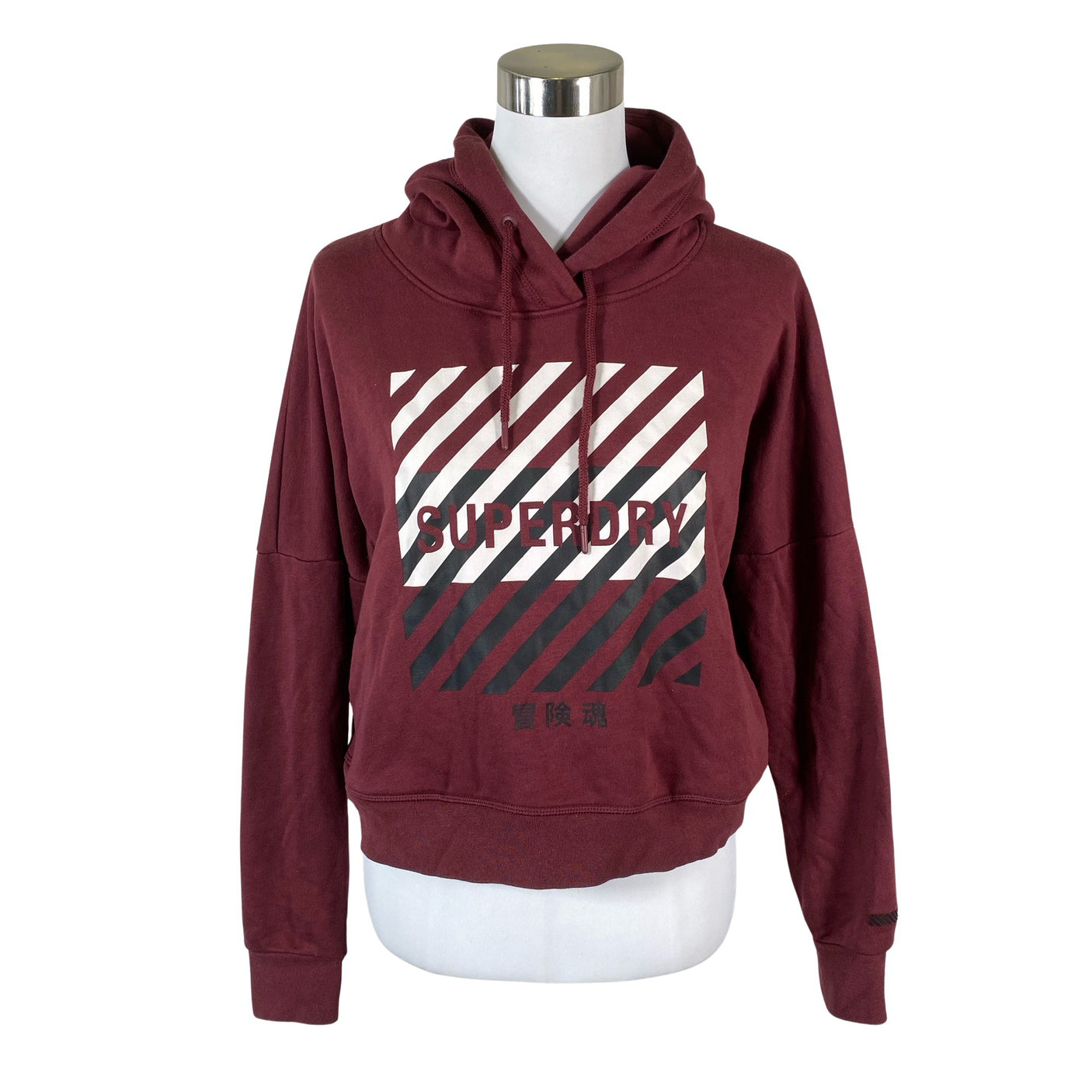 Naisten Superdry - Huppari, koko 38 - Viininpunainen (1)