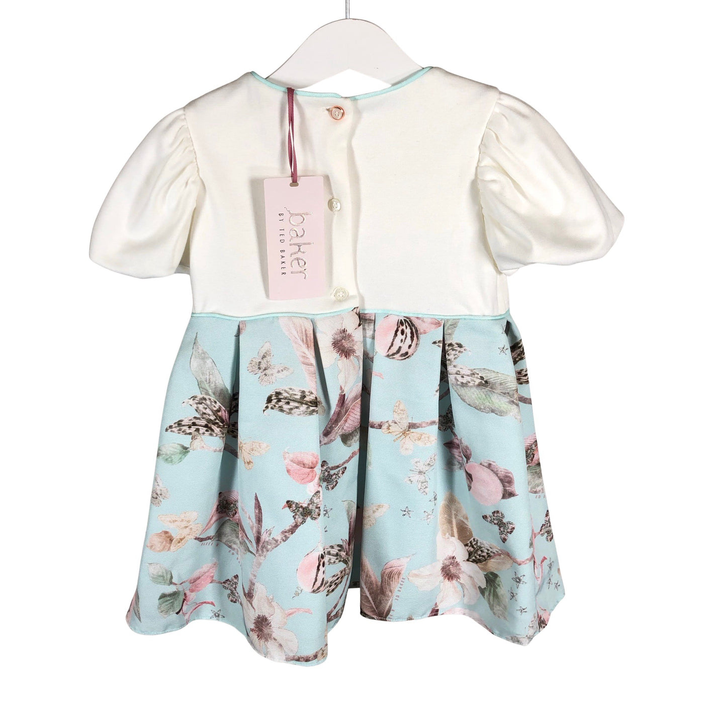 Tyttöjen Ted Baker - Kangasmekko, koko 86 - 92 - Vaaleansininen (2)