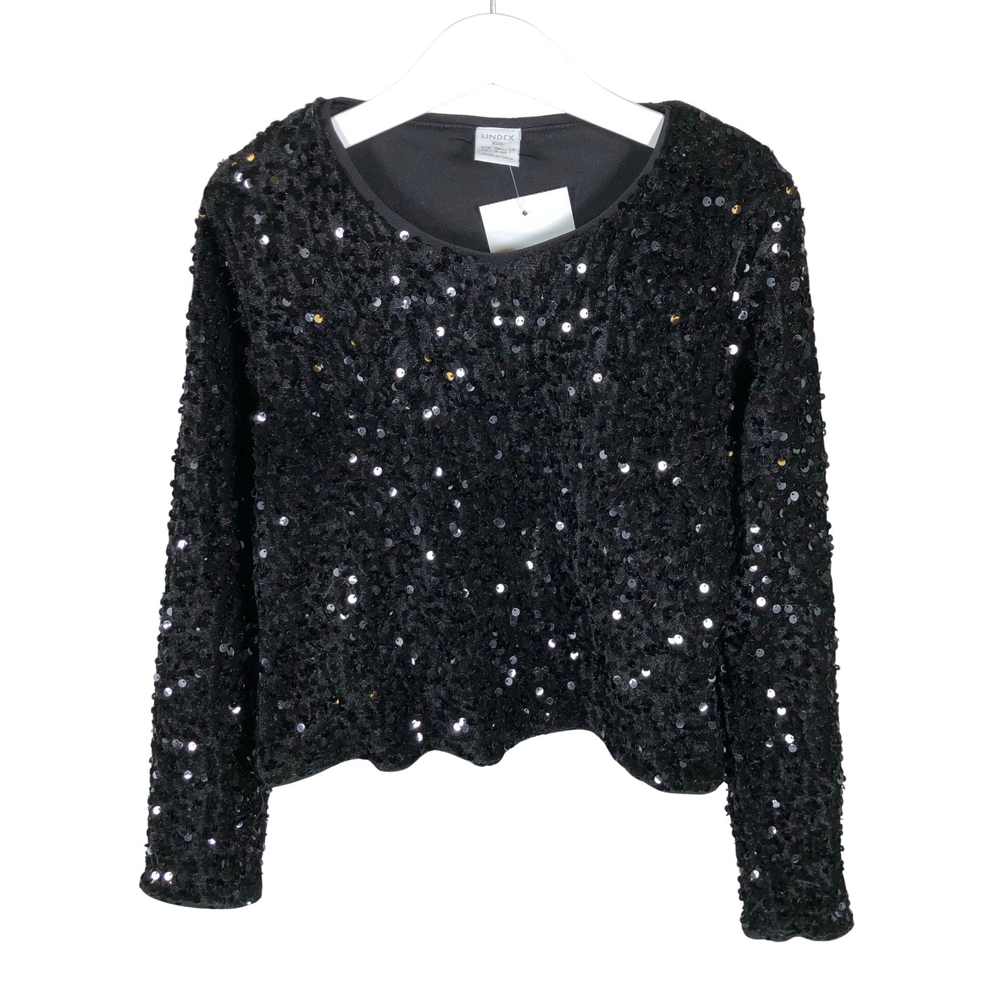 Tyttöjen Lindex - Juhlapaita, koko 134 - 140 - Musta (1)