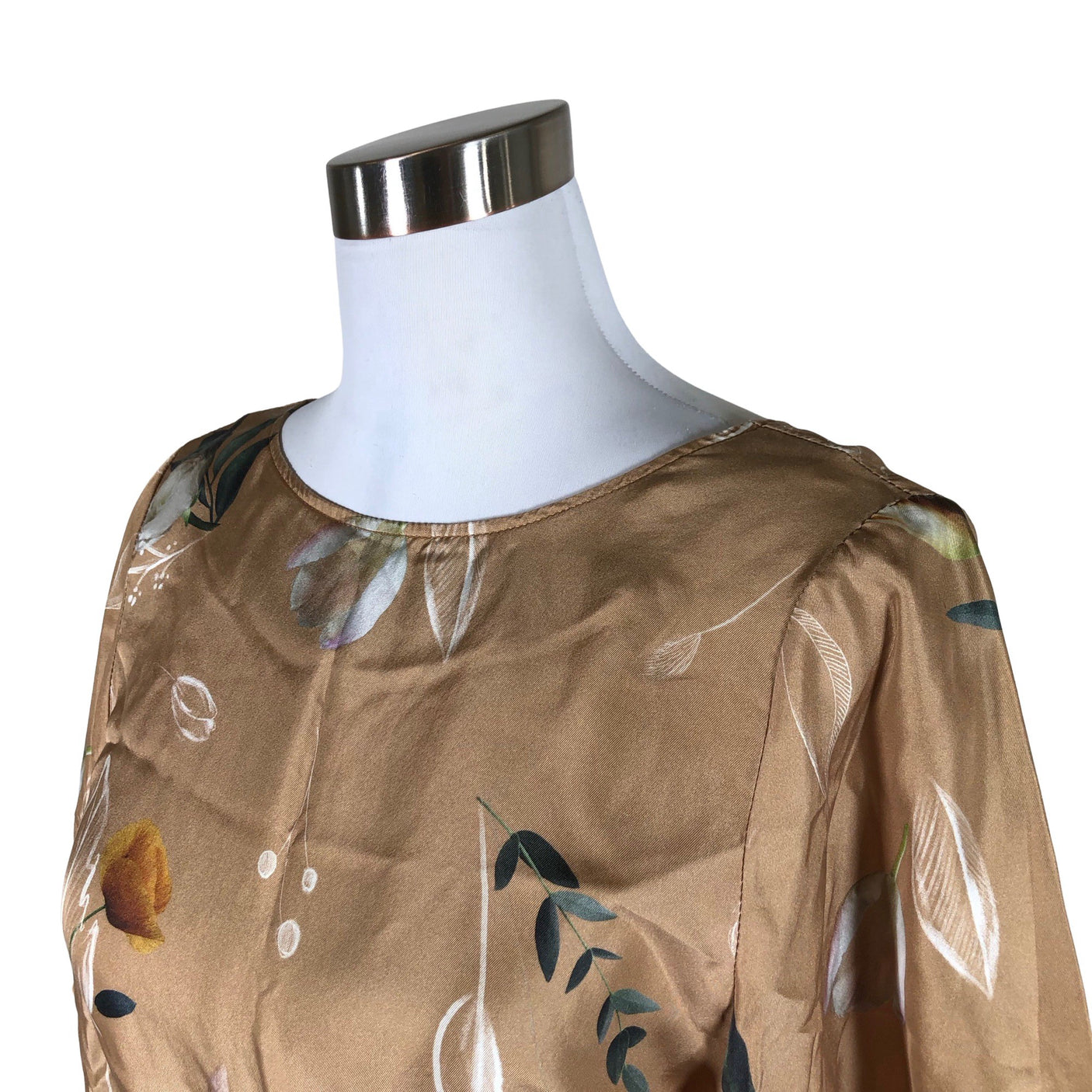 Naisten Uhana Design - Sifonkimekko, koko 32 - Ruskea (3)