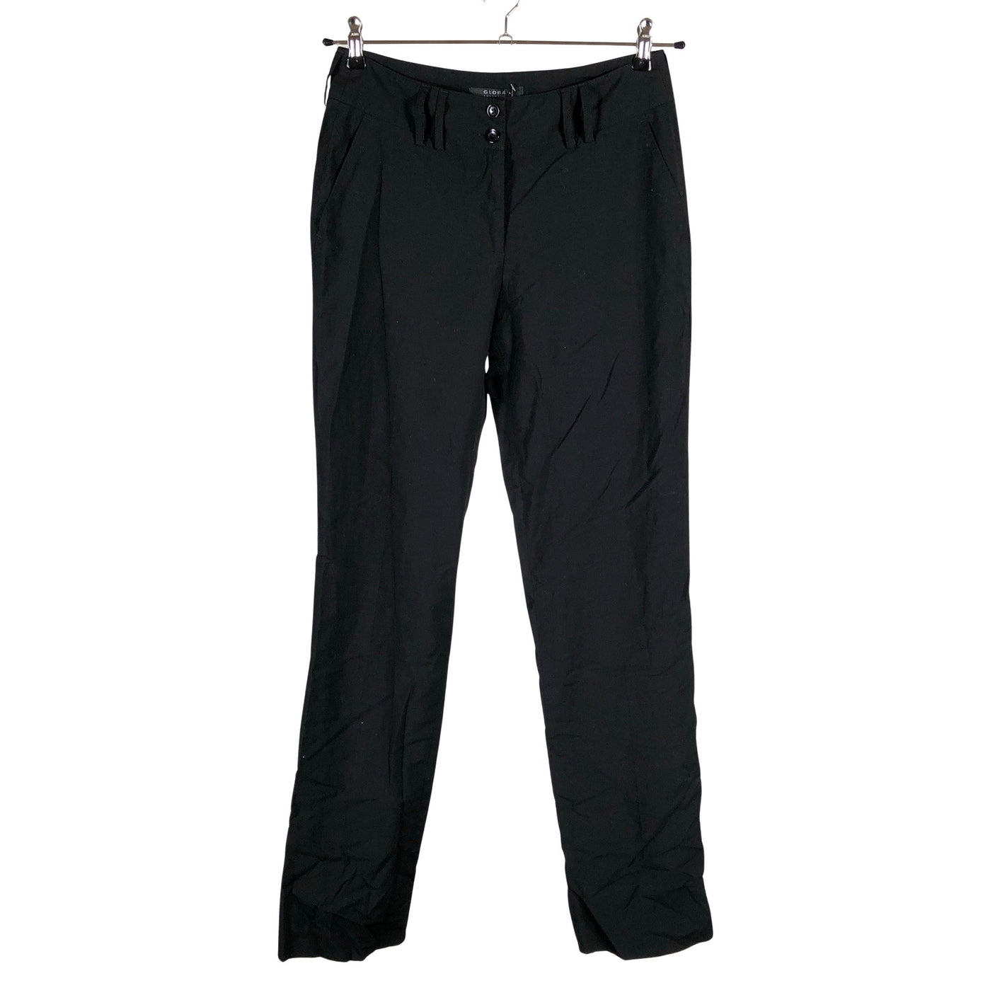 Naisten Global - Kangashousut, koko 36 - Musta (1)