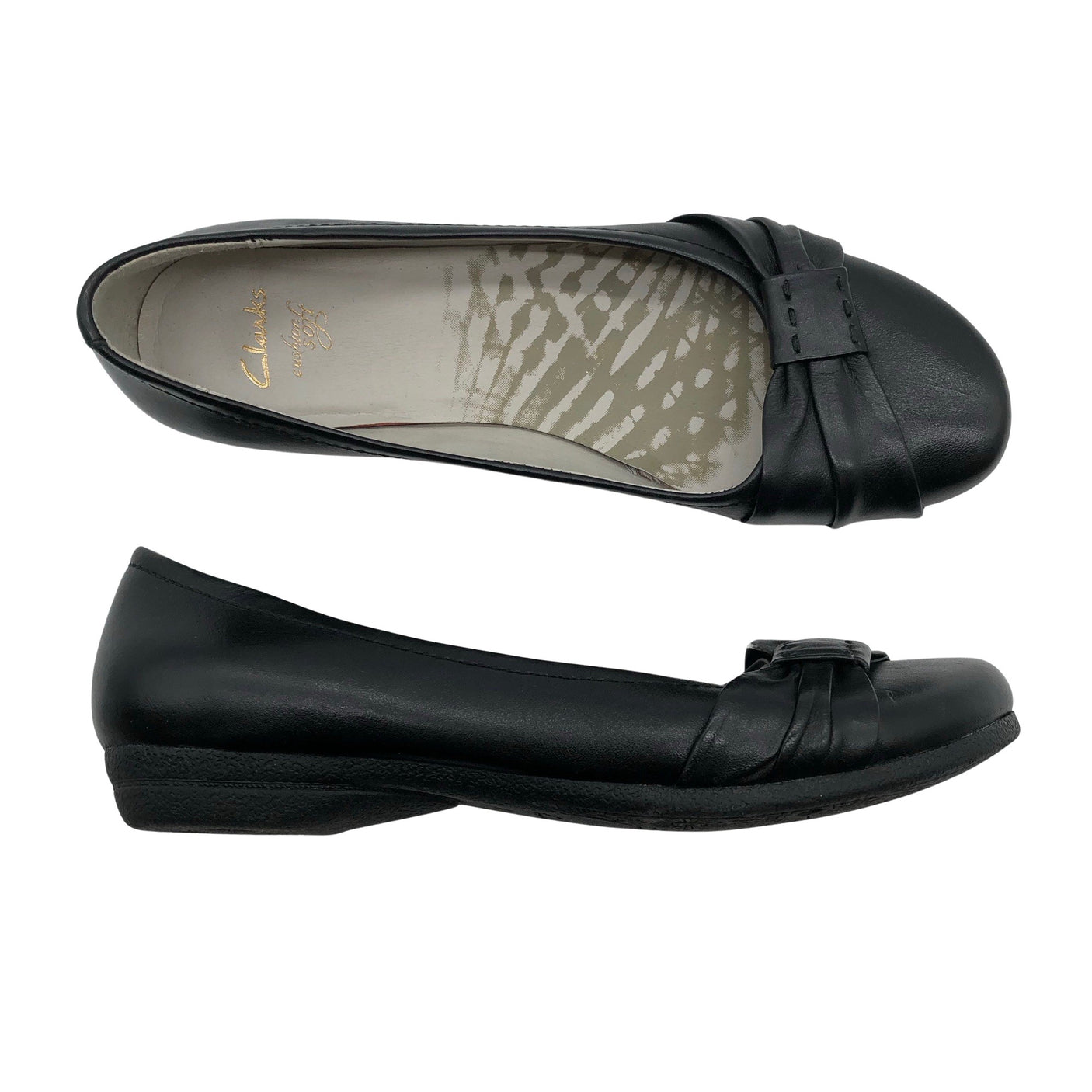 Naisten Clarks - Ballerinat, koko 38 - Musta (1)
