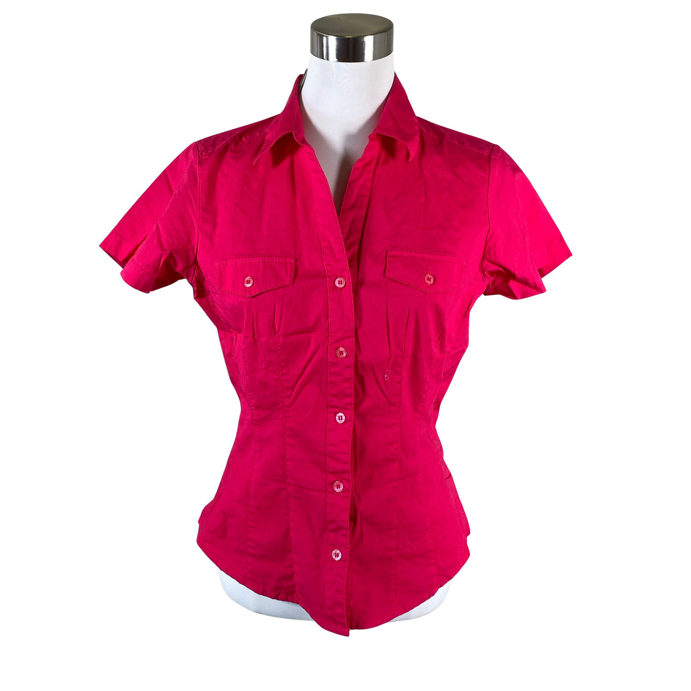 Naisten O.I.S - Lyhythihainen pusero, koko 40 - Pinkki (1)