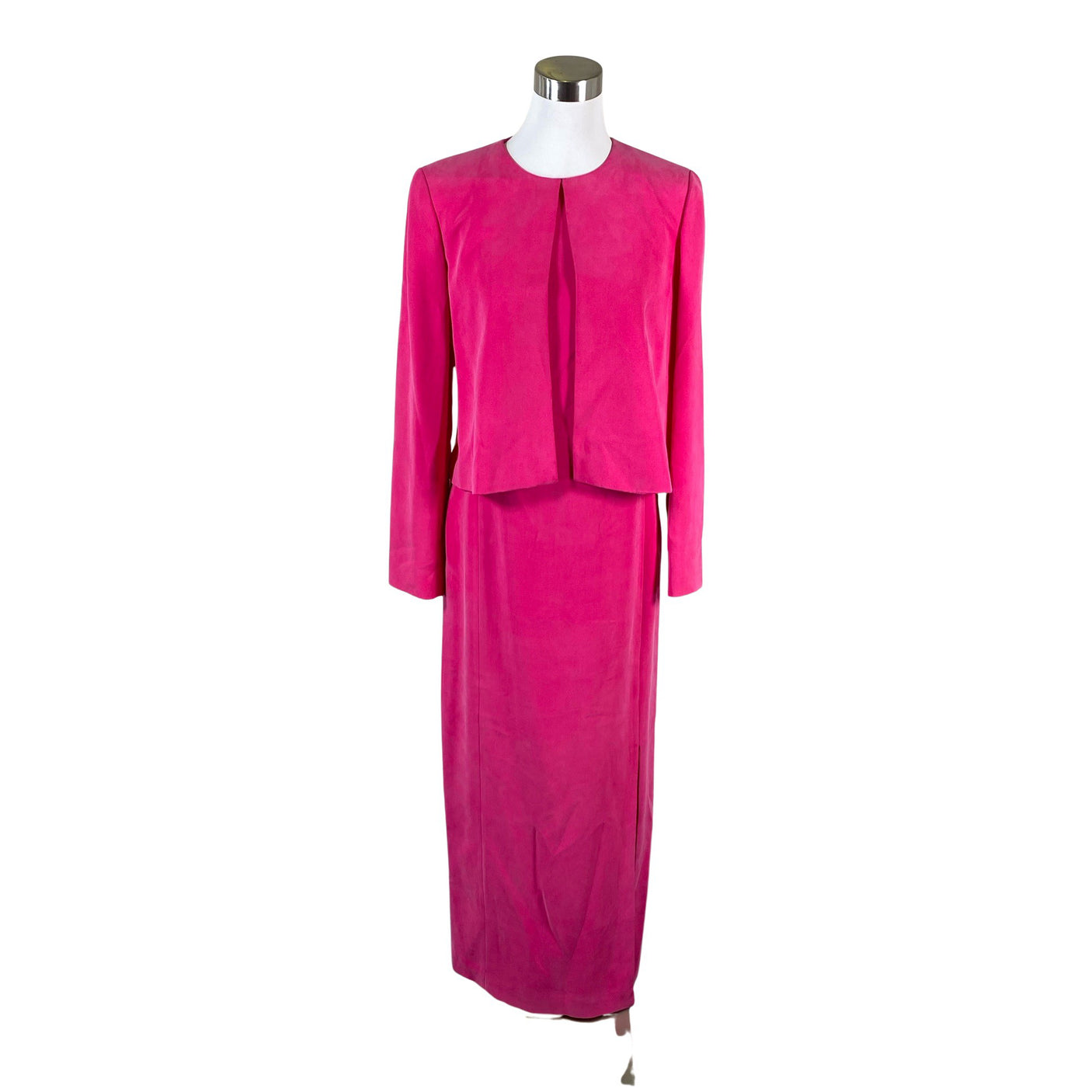 Naisten August Silk - Jakkupuku, koko 38 - Pinkki (1)
