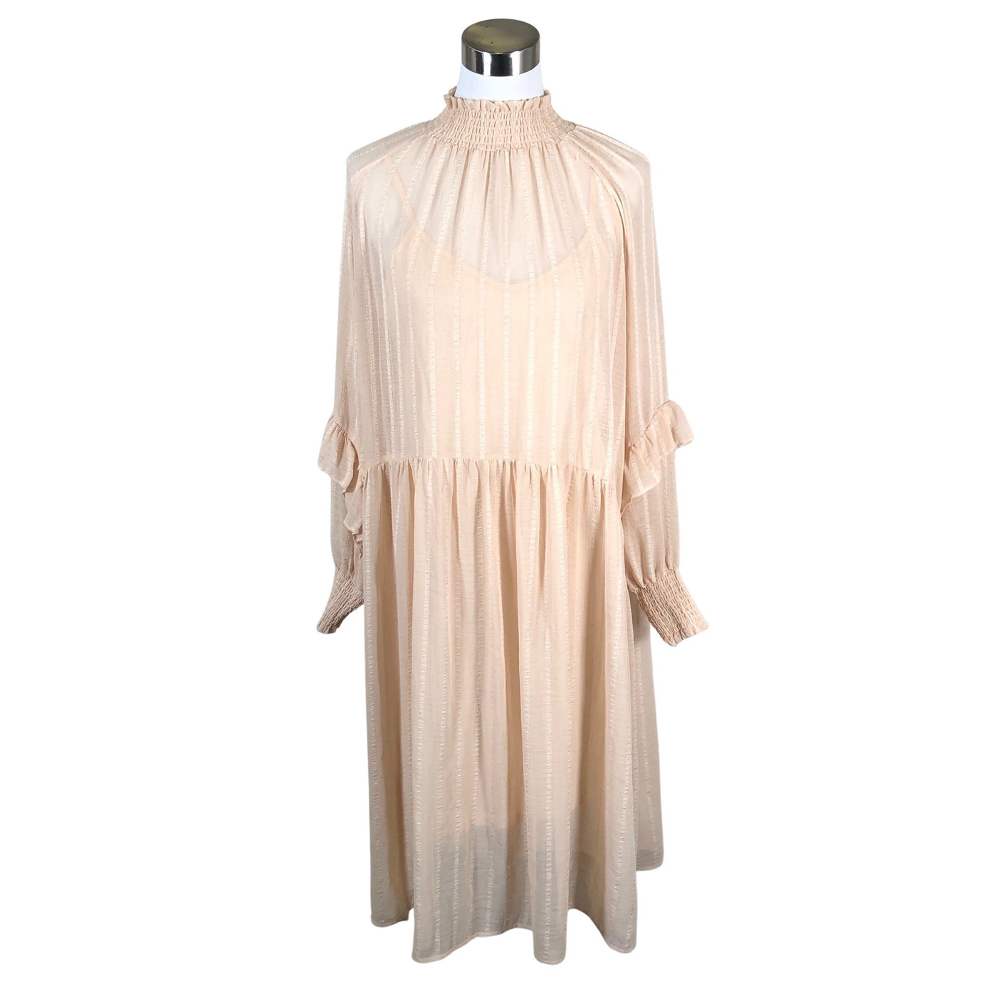 Naisten Y.A.S - Sifonkimekko, koko 40 - Beige (1)