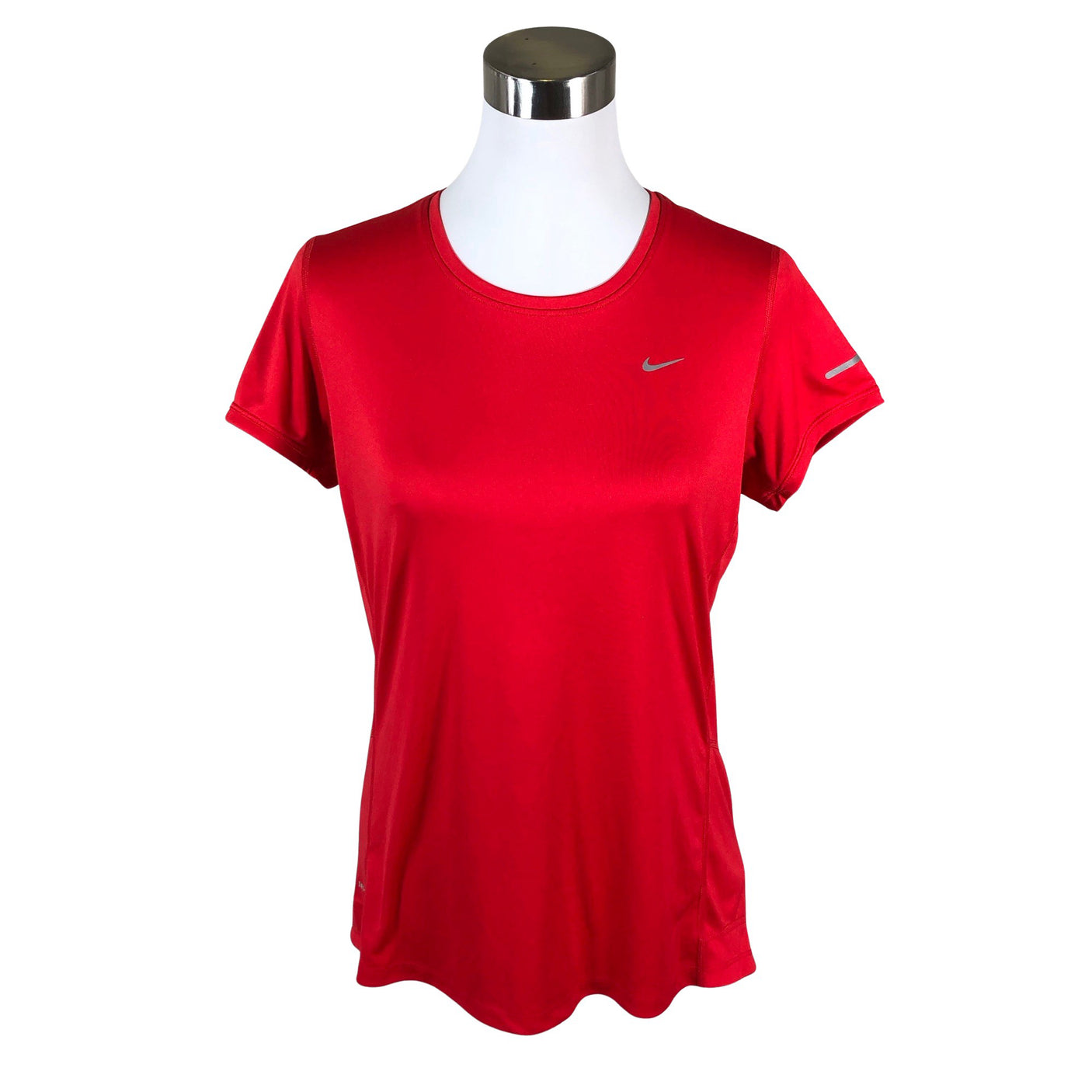 Naisten Nike - Urheilupaita, lyhyet hihat, koko 40 - Punainen (1)