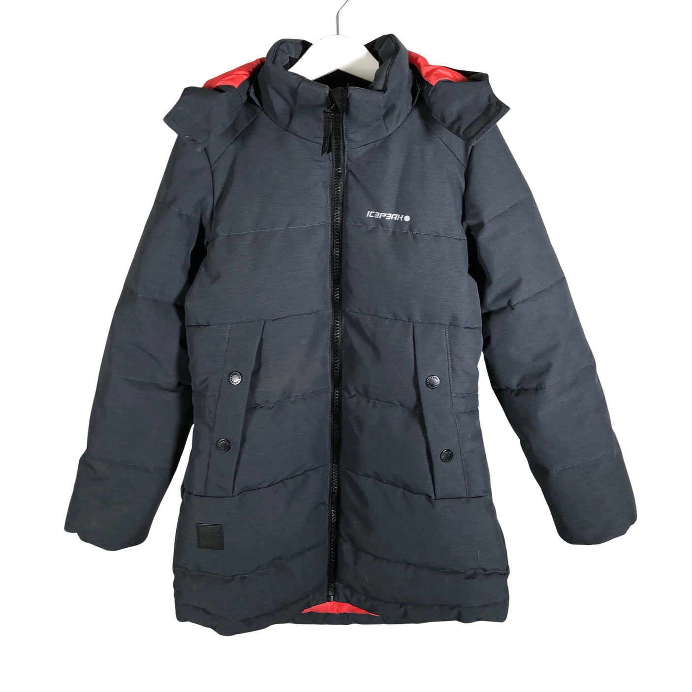 Unisex Icepeak - Toppatakki, koko 122 - 128 - Harmaa (1)