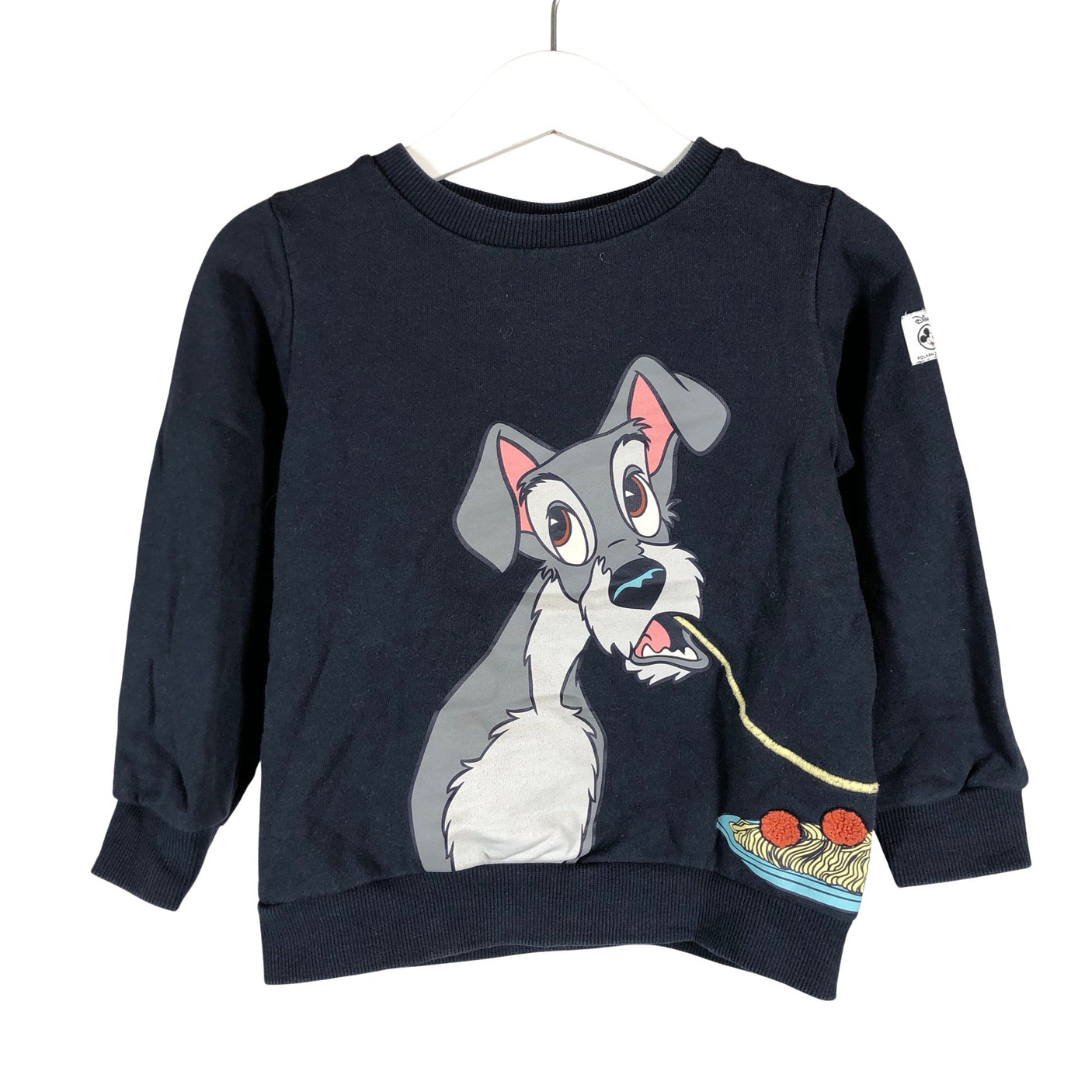 Unisex Polarn O. Pyret - Collegepaita, koko 92 - 98 - Musta (1)