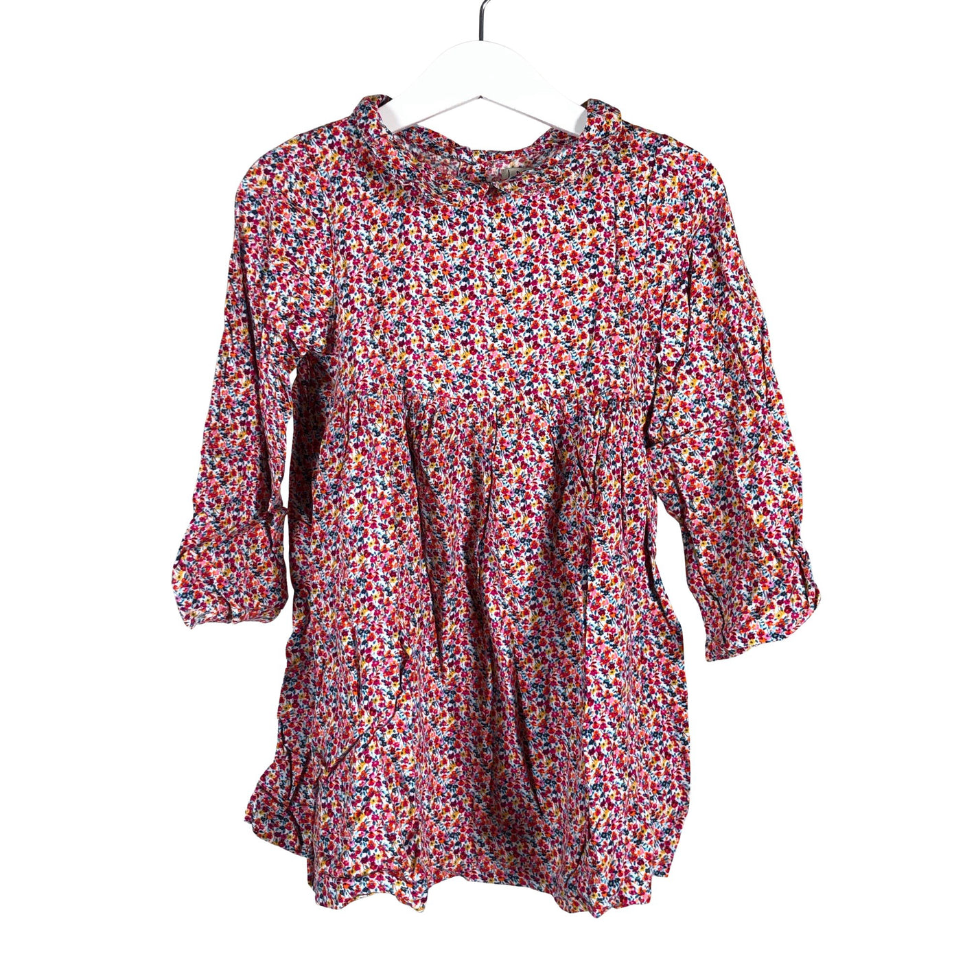 Tyttöjen Next - Sifonkimekko, koko 104 - 110 - Valkoinen (1)