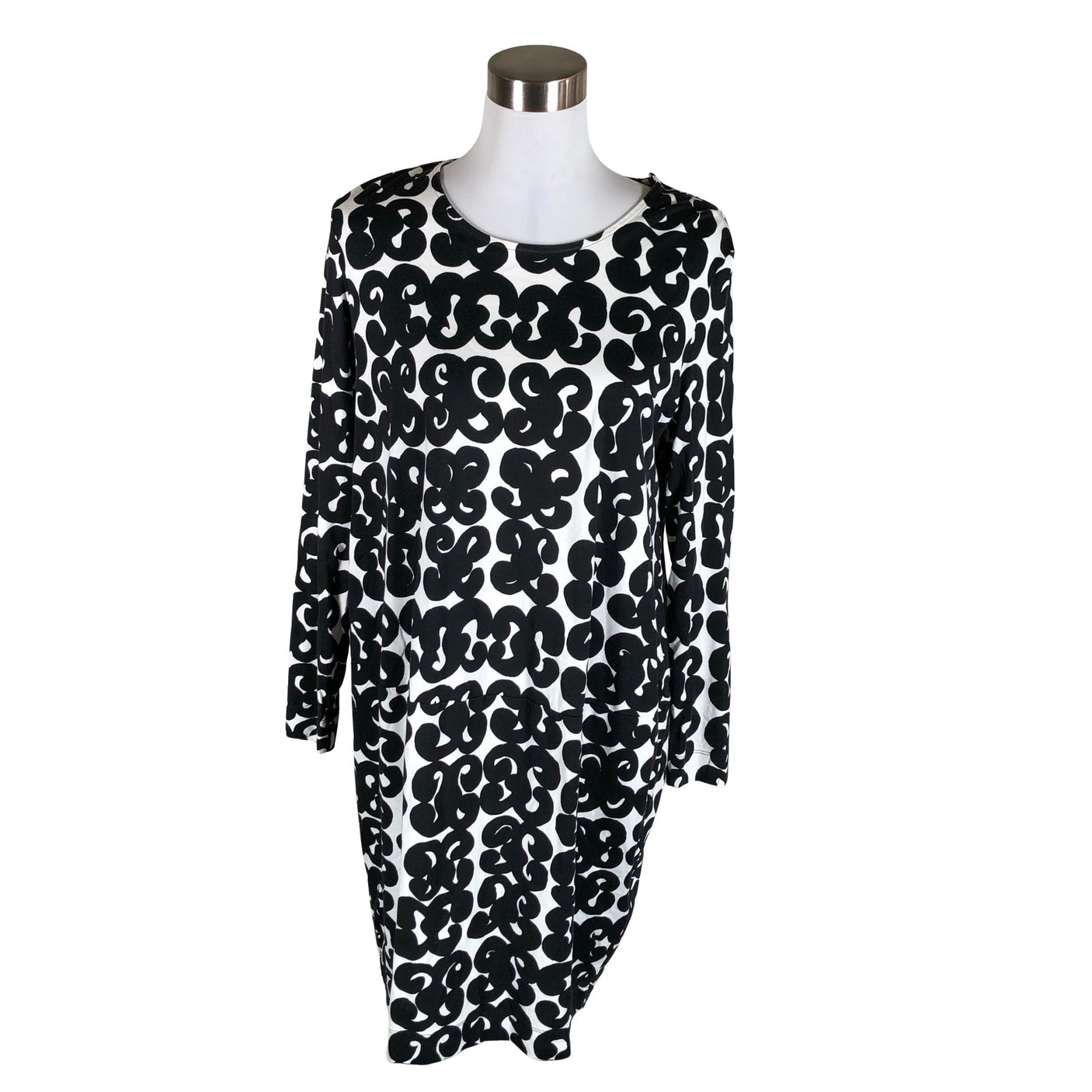 Naisten Marimekko - Trikoomekko, koko 38 - Musta (1)