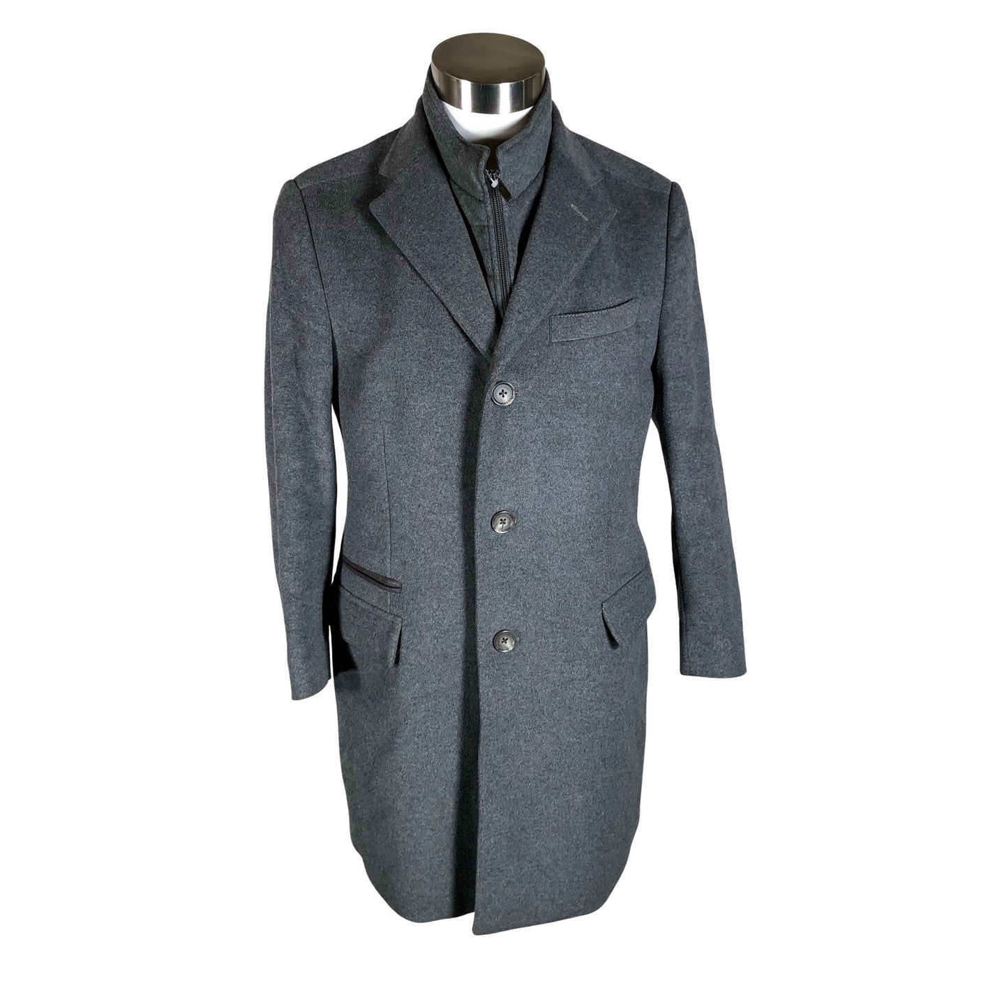 Miesten CC Collection Corneliani - Villakangastakki, koko M - Harmaa (1)