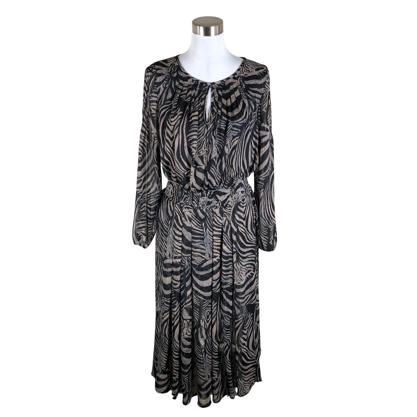 Naisten Rue de Femme - Sifonkimekko, koko 38 - Musta (1)