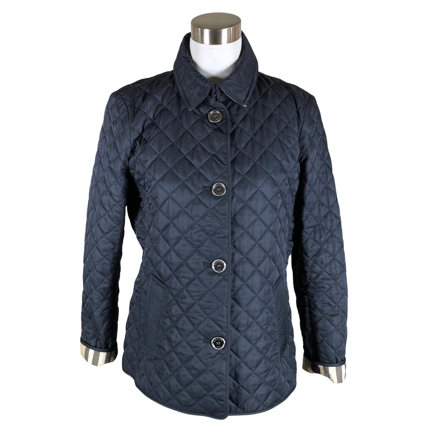 Naisten Burberry - Tikkitakki, koko 40 - Sininen (1)