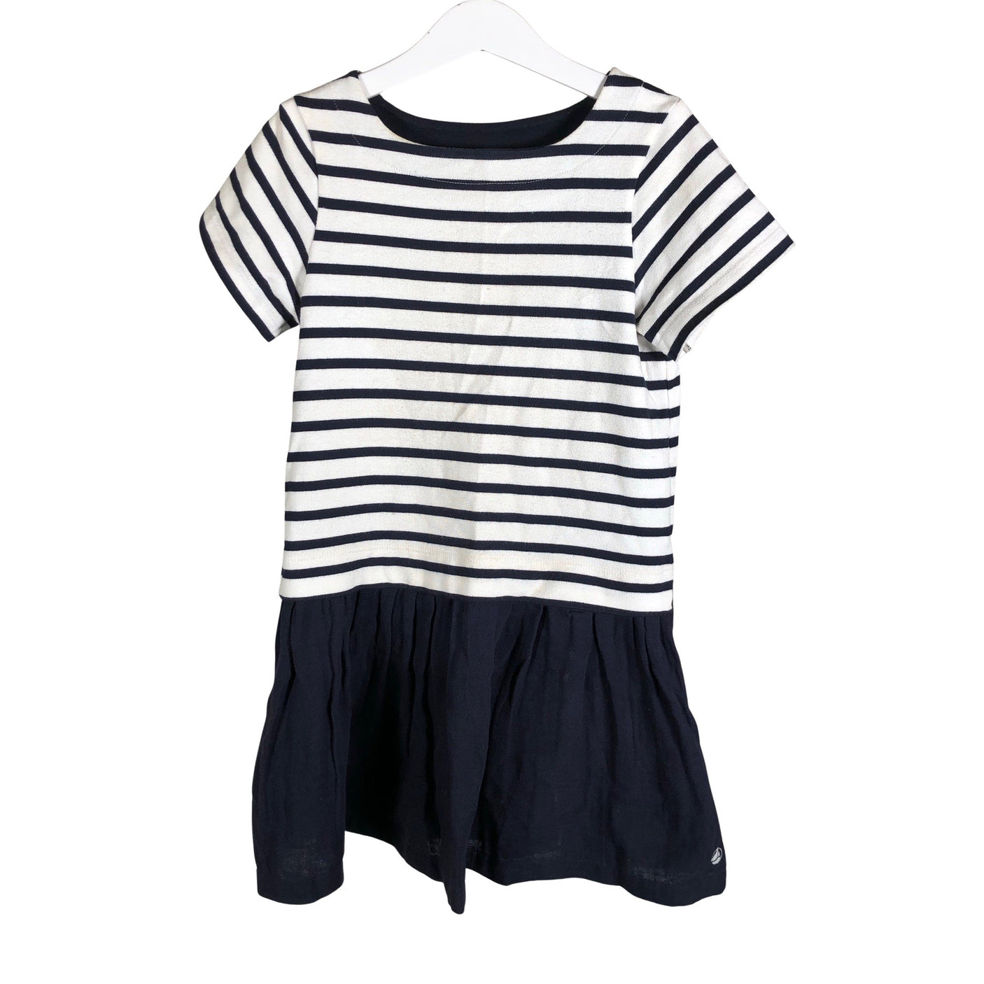 Tyttöjen Petit Bateau - Kangasmekko, koko 122 - 128 - Sininen (1)