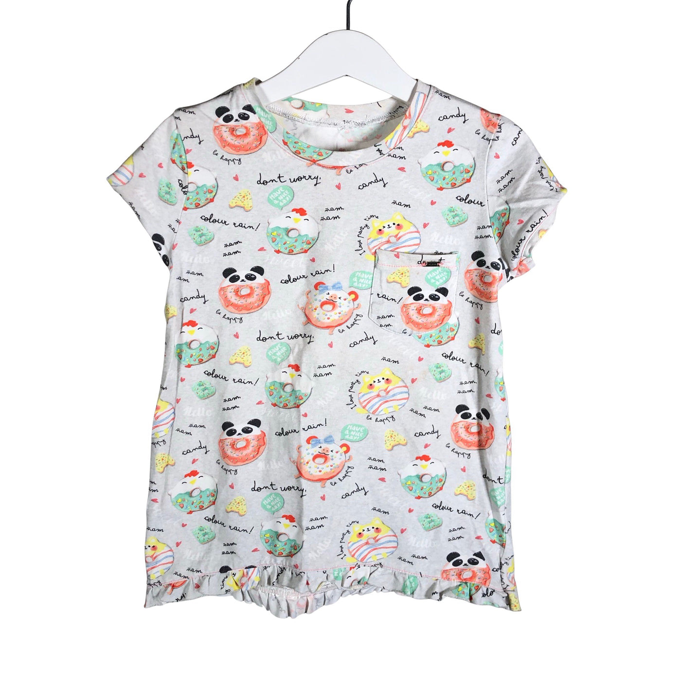 Tyttöjen Mayoral - T-paita, koko 92 - 98 - Harmaa (1)