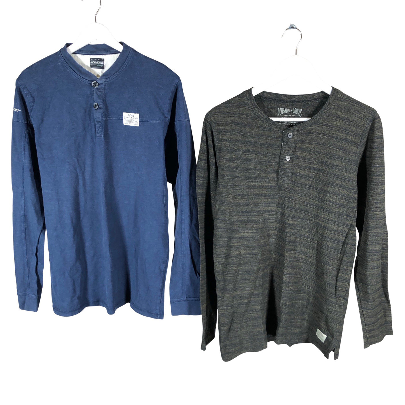 Miesten Jack & Jones - Trikoopaita, koko M - Sininen (1)