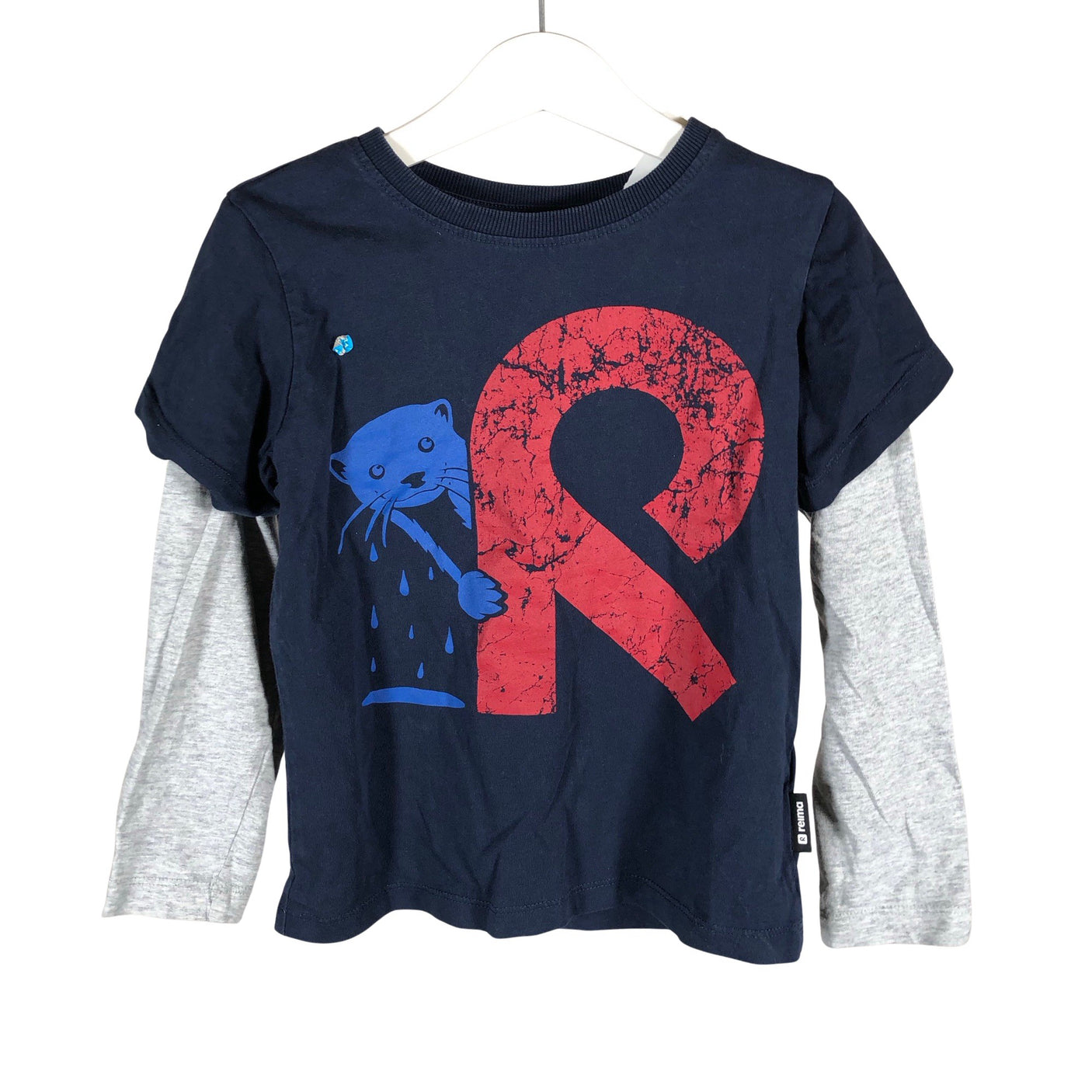 Unisex Reima - Trikoopaita, koko 110 - 116 - Sininen (1)