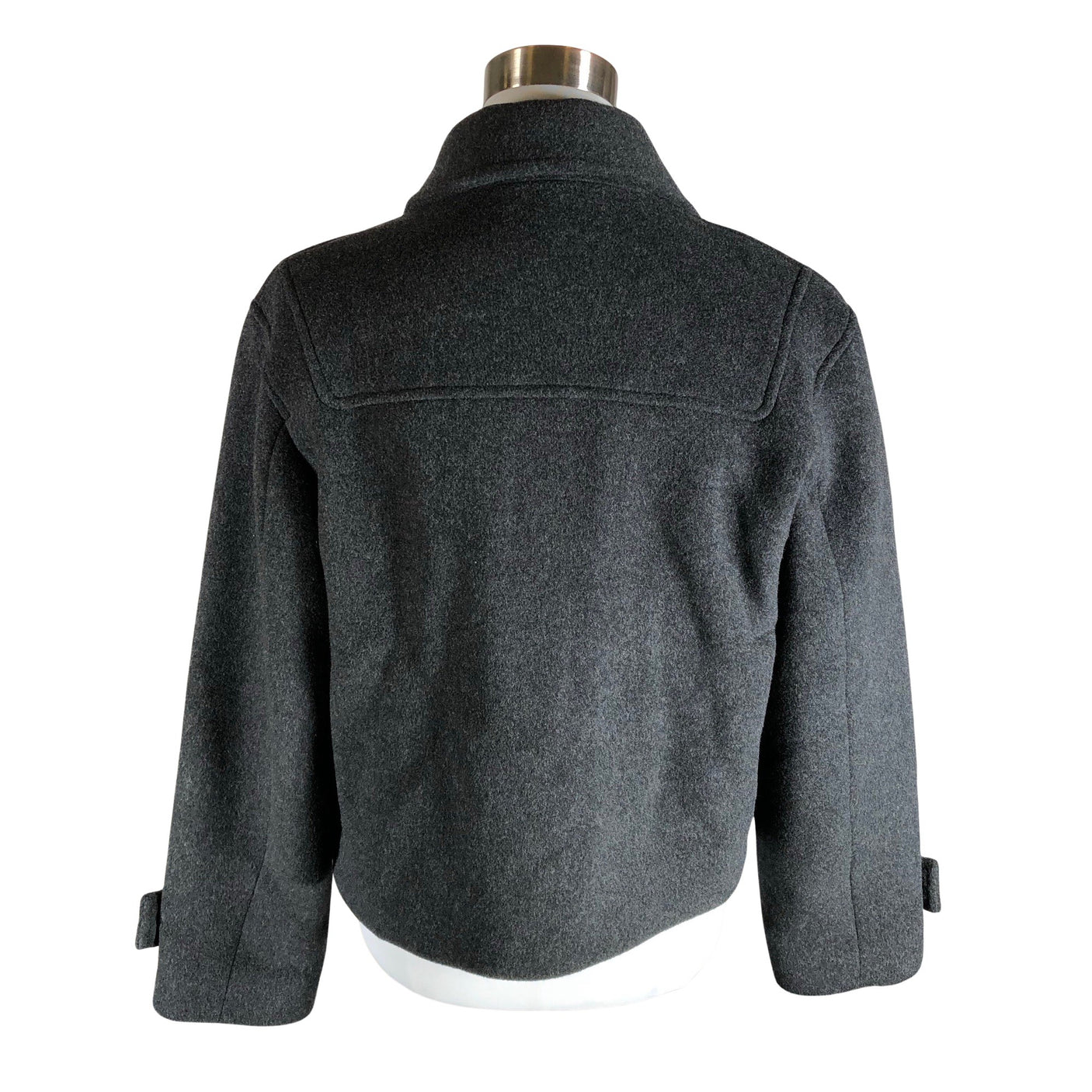 Naisten Massimo Dutti - Villakangastakki, koko 36 - Harmaa (2)