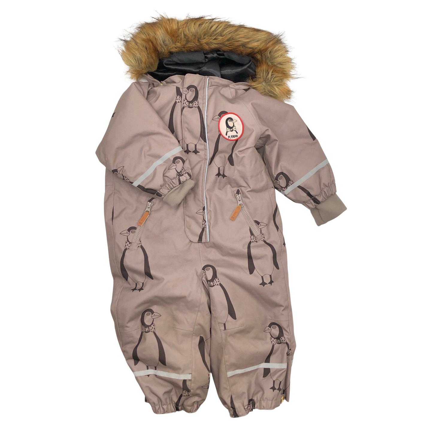 Unisex Mini Rodini - Toppahaalari, koko 80 - 86 - Ruskea (1)
