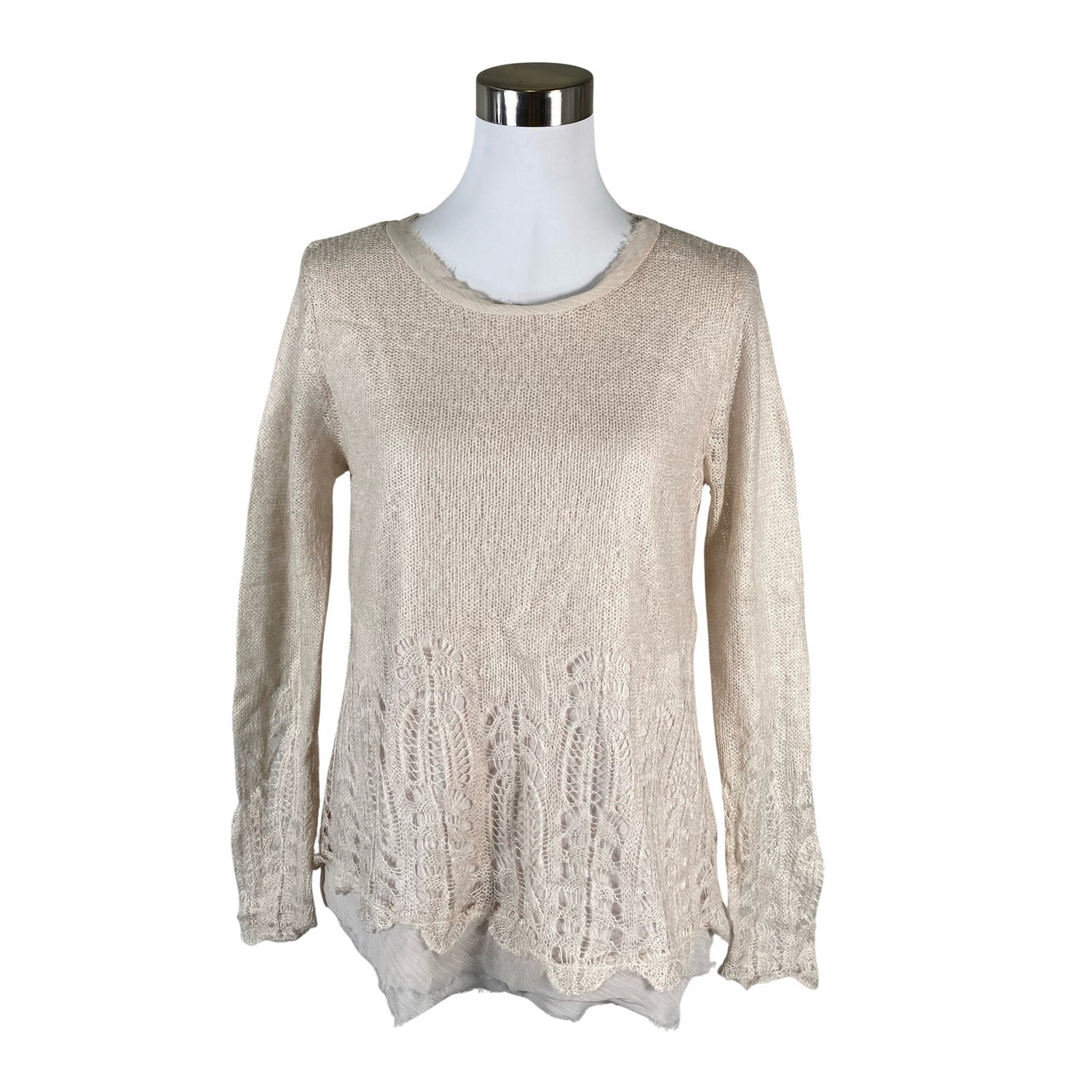 Naisten Cream - Neulepaita, koko 36 - Beige (1)