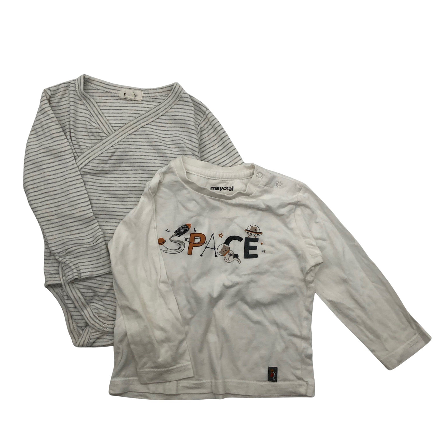 Unisex Newbie - Kietaisubody, koko 74 - 80 - Valkoinen (1)
