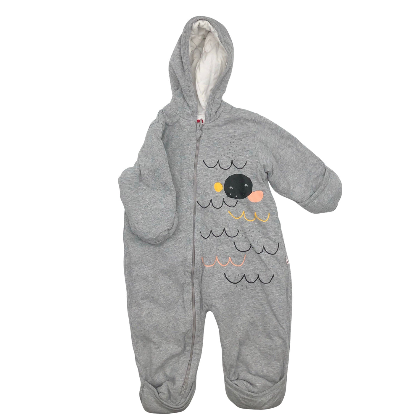 Unisex Reima - Kevyttoppahaalari, koko 68 - 74 - Harmaa (1)