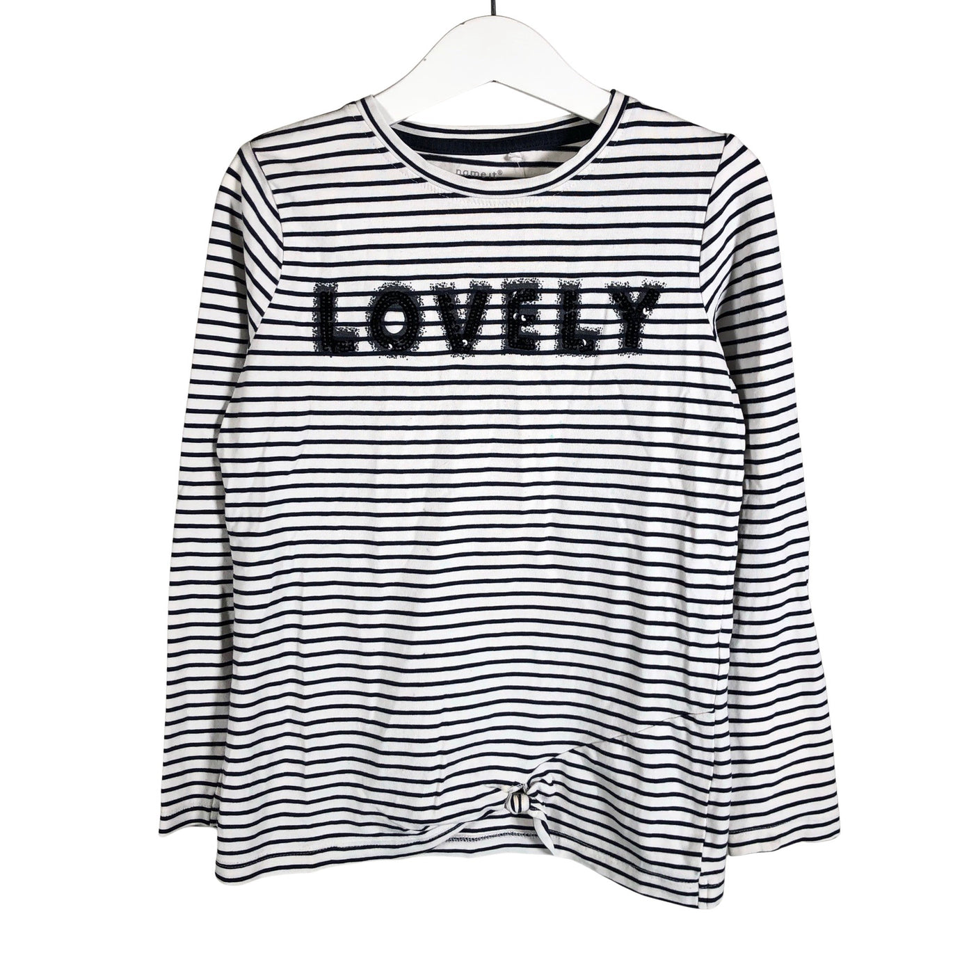 Tyttöjen Name It - Trikoopaita, koko 122 - 128 - Sininen (1)