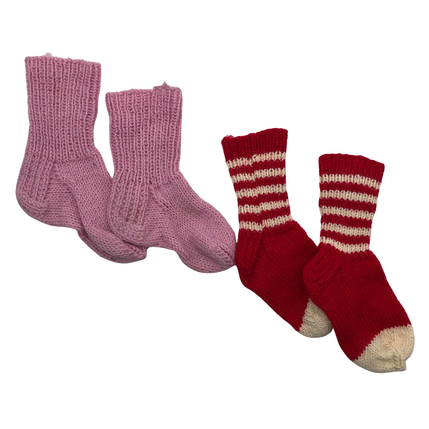 Unisex Handmade - Villasukat, koko 25 - Vaaleanpunainen (1)
