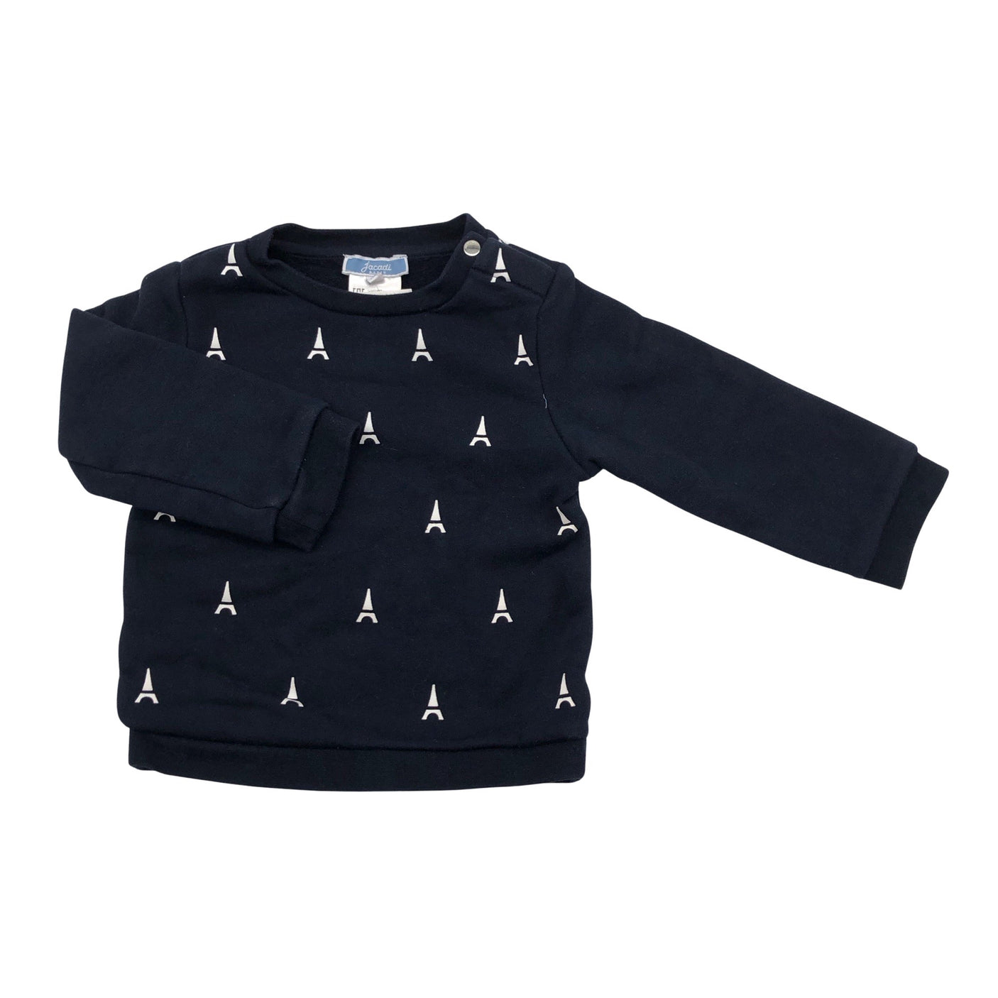 Unisex Jacadi - Collegepaita, koko 74 - 80 - Sininen (1)