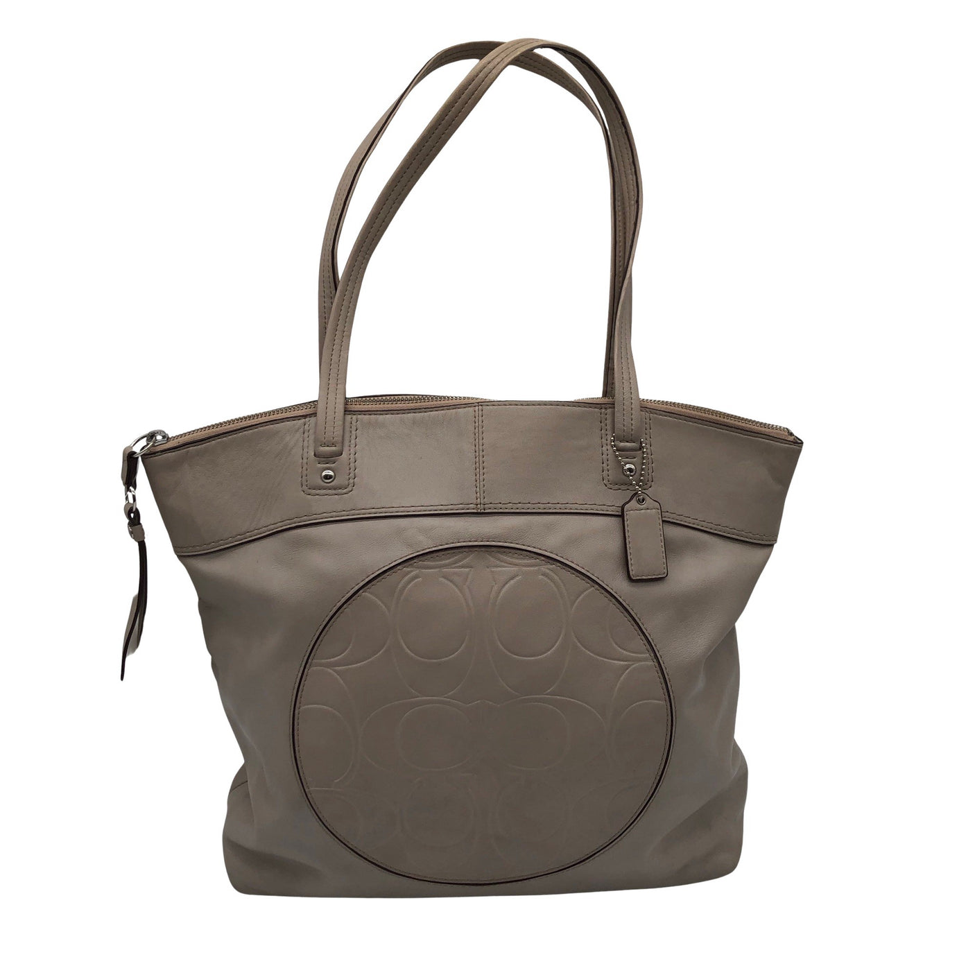 Naisten Coach - Käsilaukku, koko Maxi - Beige (1)