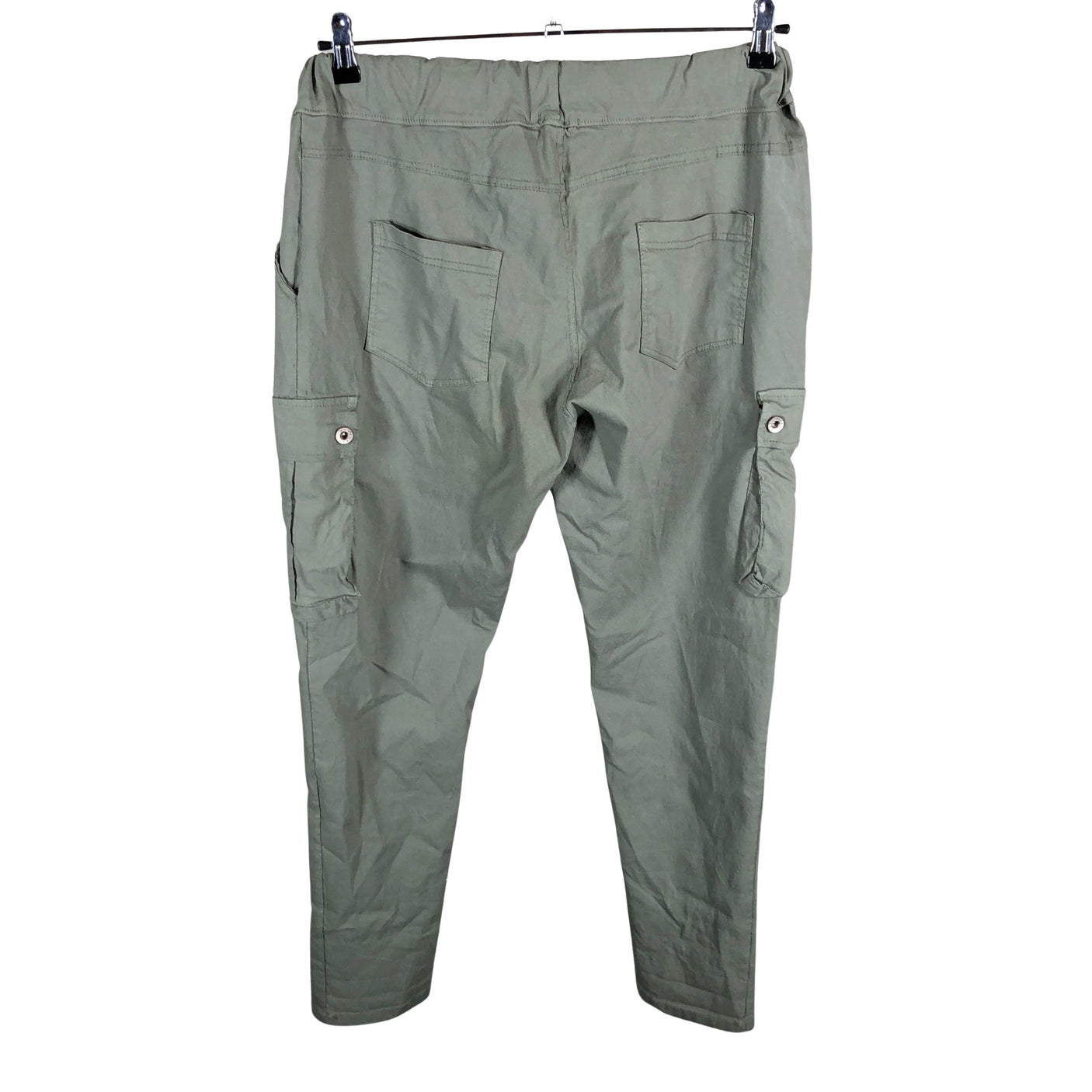 Naisten Perfect Jeans - Cargohousut, koko 40 - Vihreä (2)
