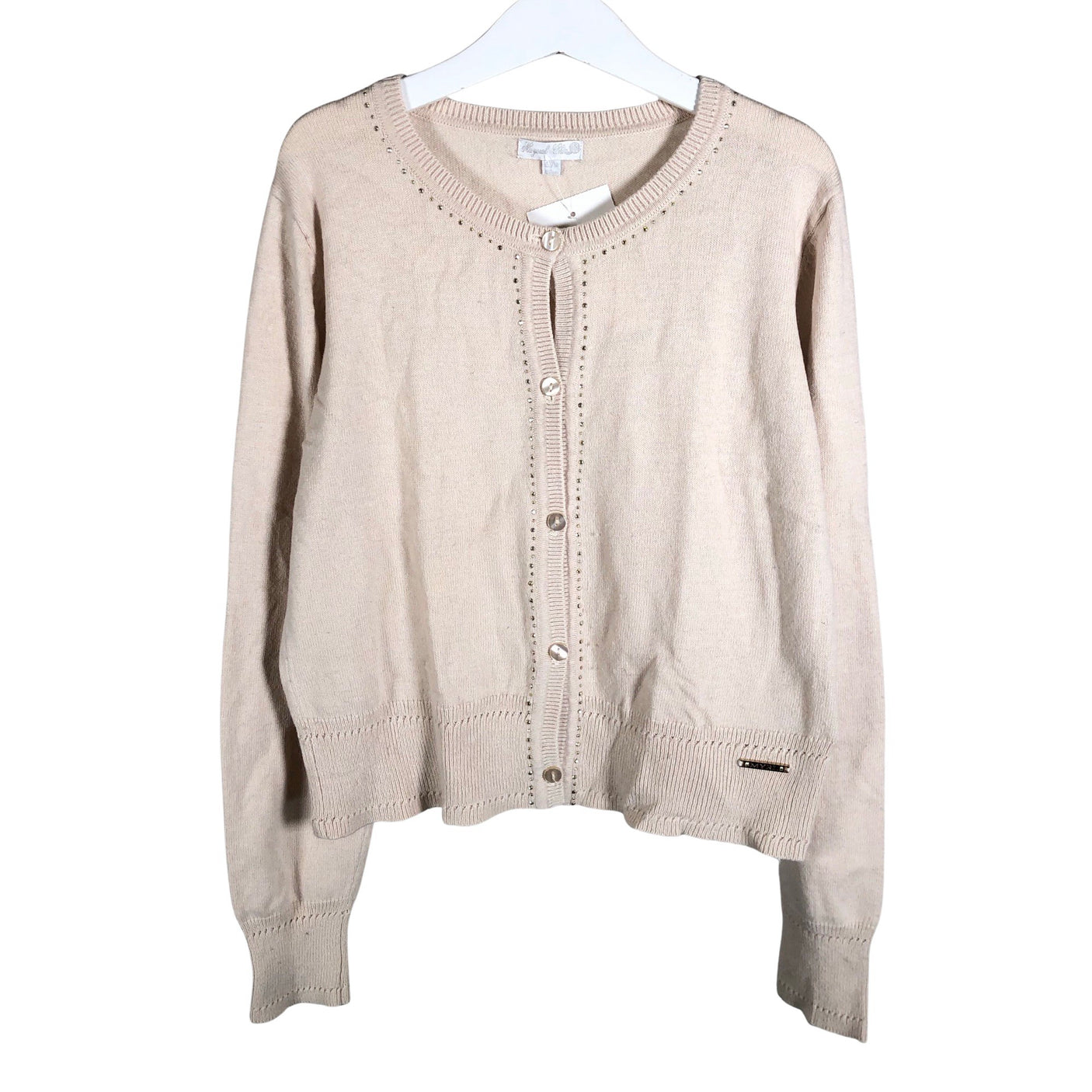 Tyttöjen Mayoral - Neuletakki, koko 146 - 152 - Beige (1)