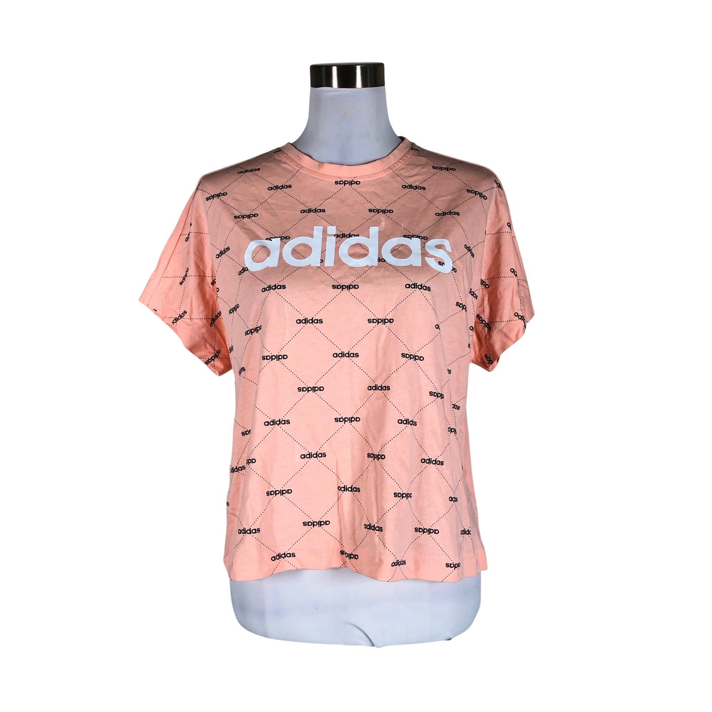 Naisten Adidas - T-paita, koko 36 - Vaaleanpunainen (1)
