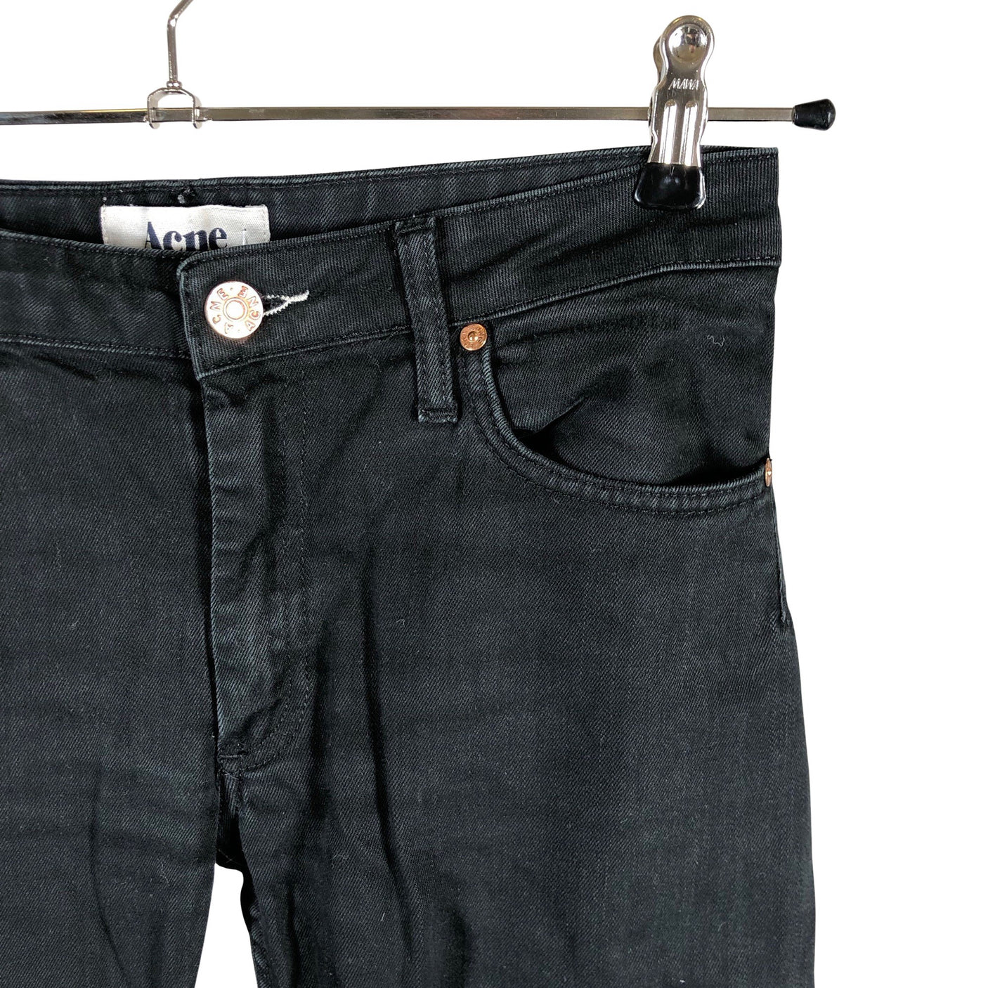 Naisten Acne Studios - Farkut, koko W28 - Musta (3)