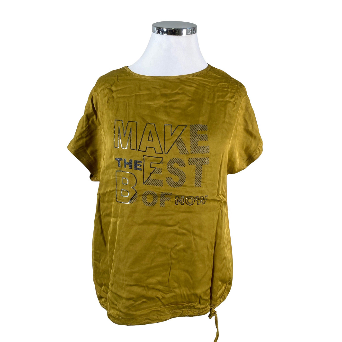 Naisten Gerry Weber - Lyhythihainen pusero, koko 44 - Vihreä (1)