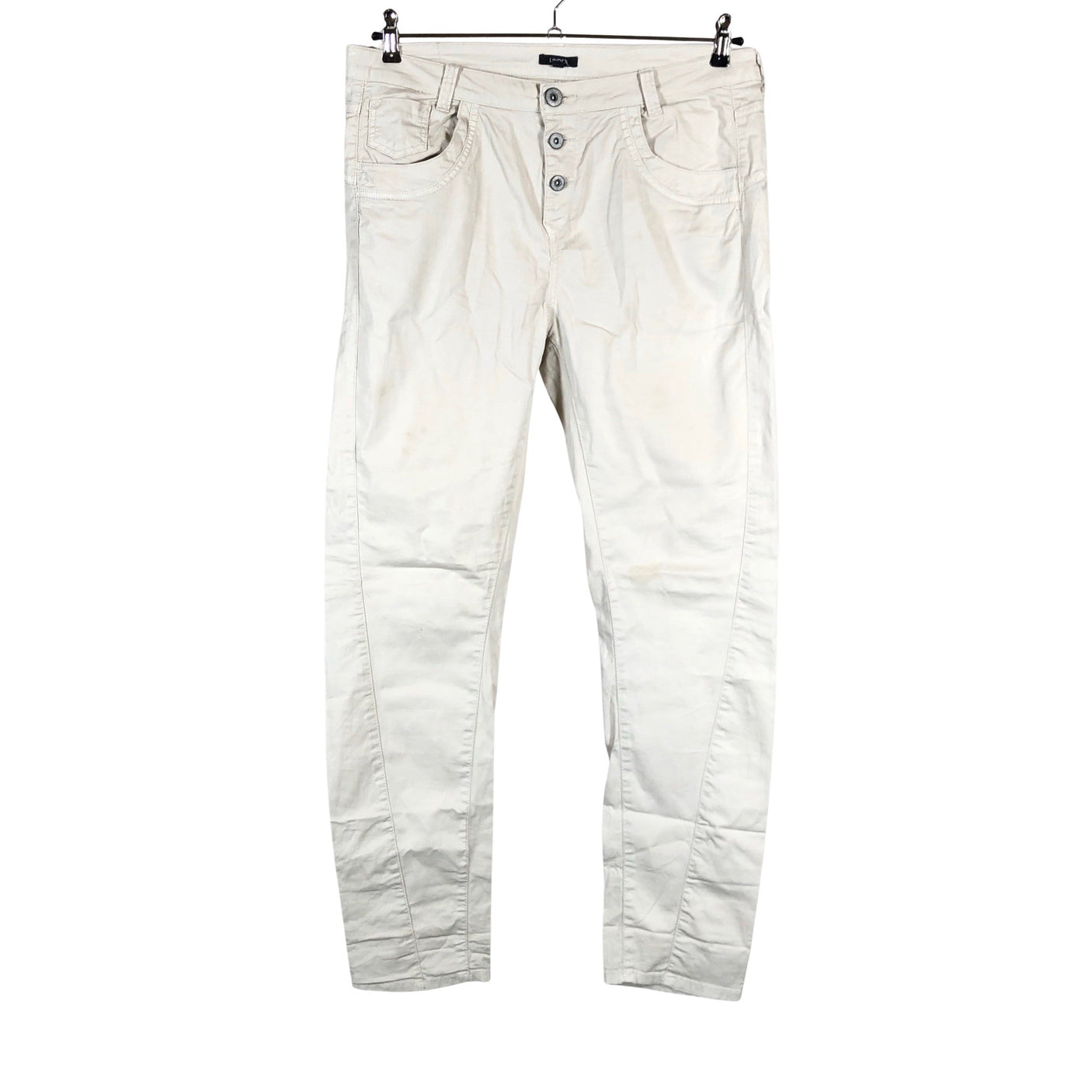 Naisten Lindex - Kangashousut, koko 42 - Beige (1)
