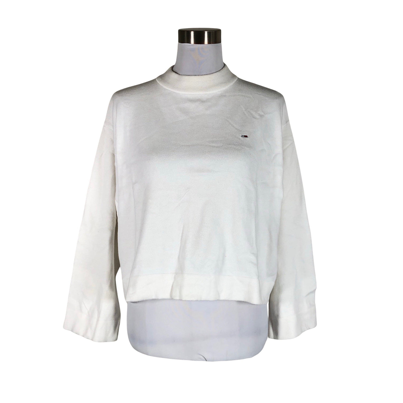Naisten Tommy Jeans (Tommy Hilfiger) - Neulepaita, koko 36 - Valkoinen (1)