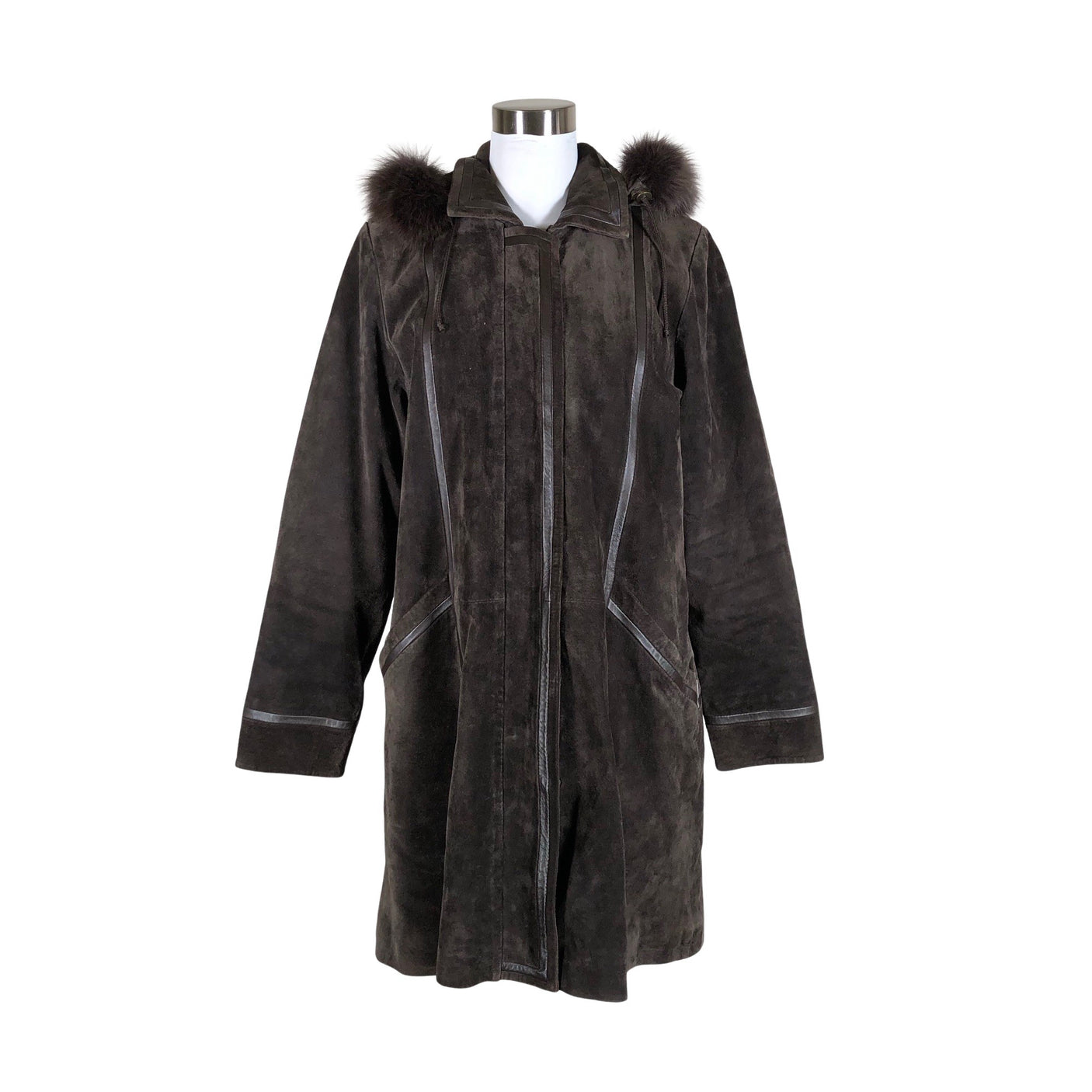 Naisten Jofama - Nahkatakki, koko 36 - Ruskea (1)