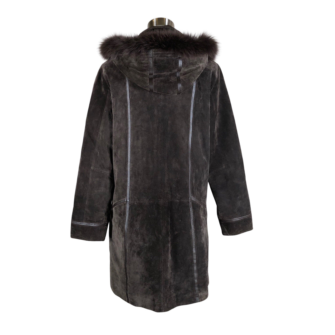 Naisten Jofama - Nahkatakki, koko 36 - Ruskea (2)