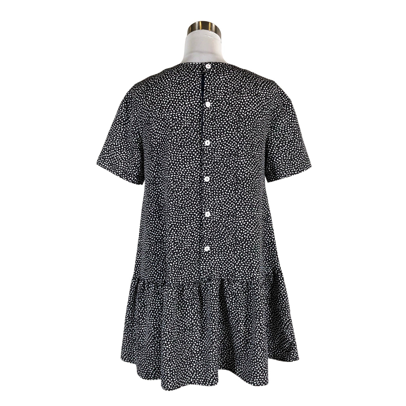 Naisten Tommy Jeans (Tommy Hilfiger) - Sifonkimekko, koko 36 - Musta (2)