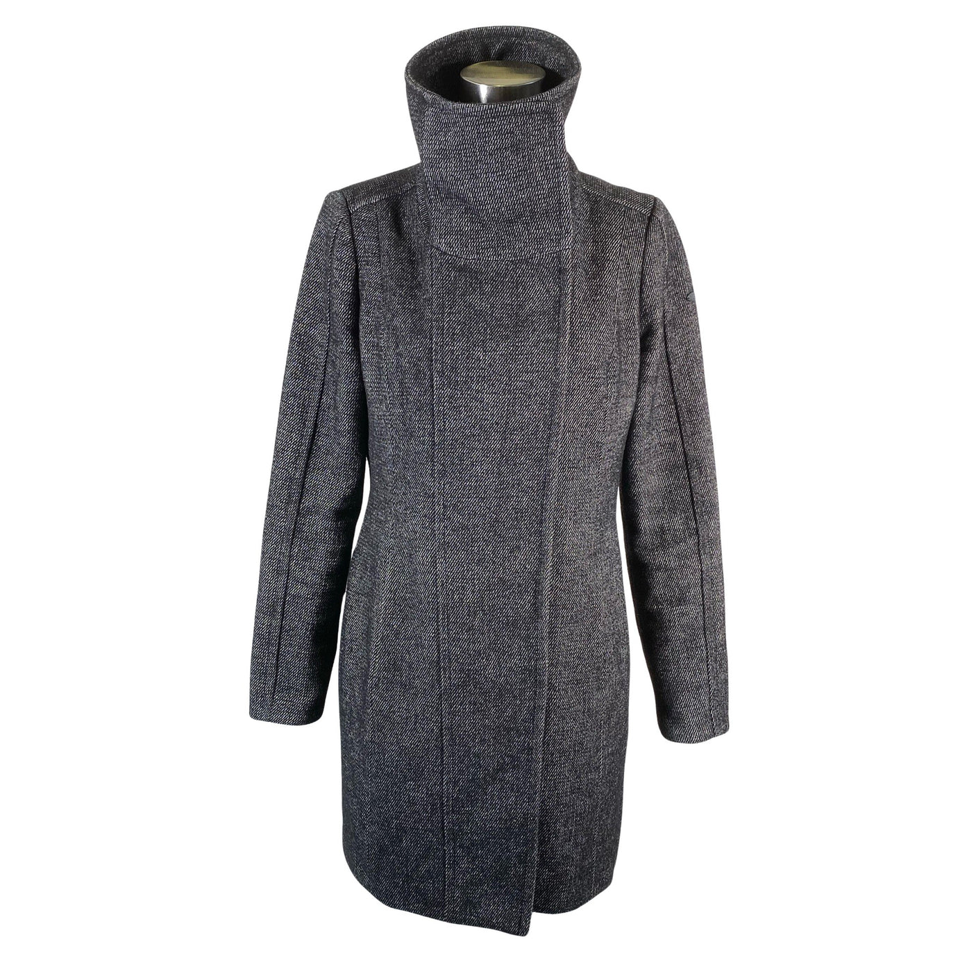 Naisten Esprit - Villakangastakki, koko 38 - Harmaa (1)