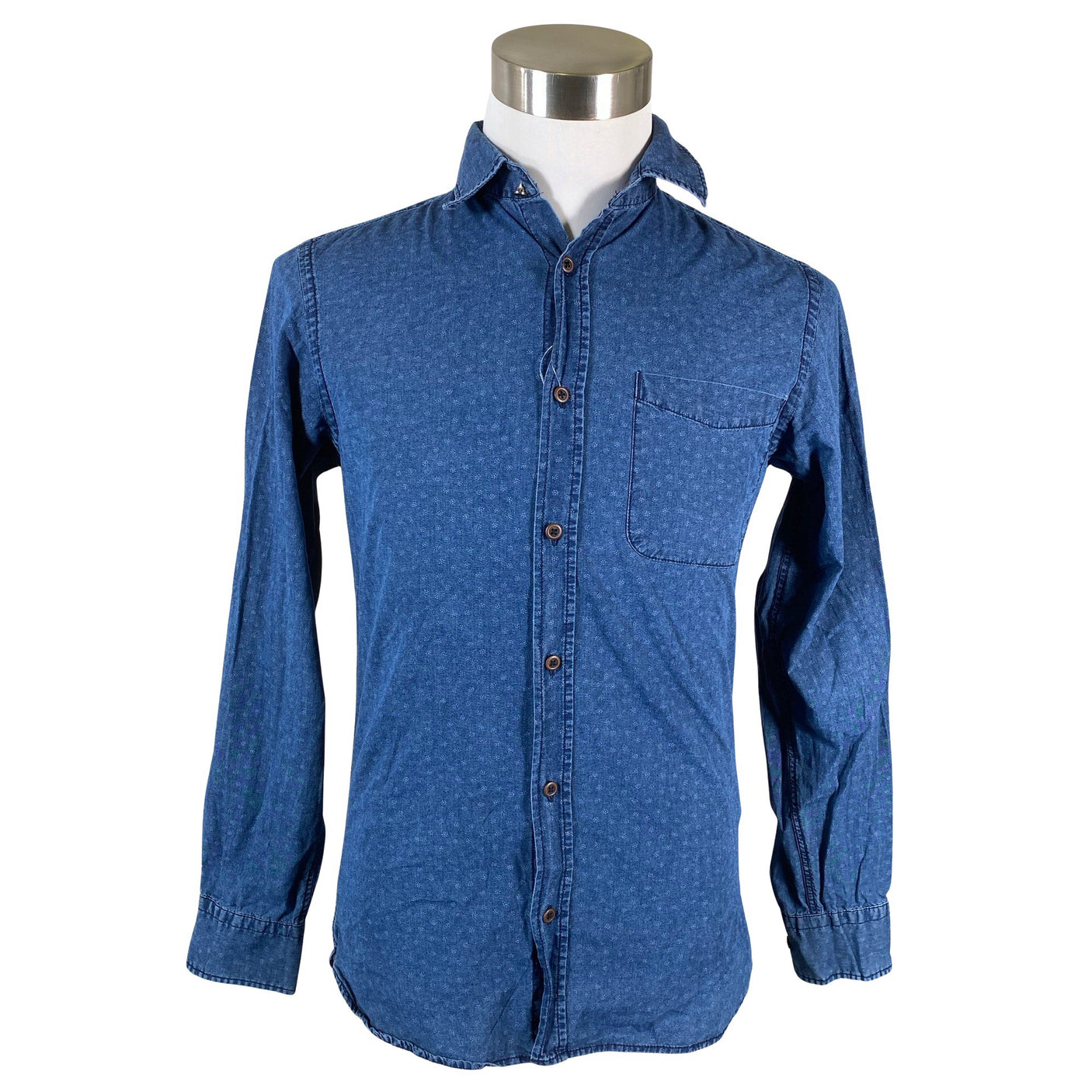 Miesten Jack & Jones - Kauluspaita, koko S - Sininen (1)